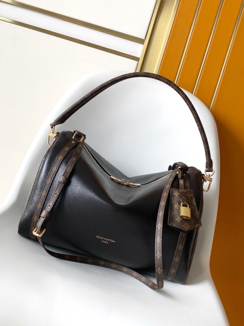 Louis Vuitton Express Medium Handbag - Ebony, Monogram Canvas Trim, Cowhide Leather 1 Louis Vuitton Express Medium Handbag - Ebony, Monogram Canvas Trim, Cowhide Leather