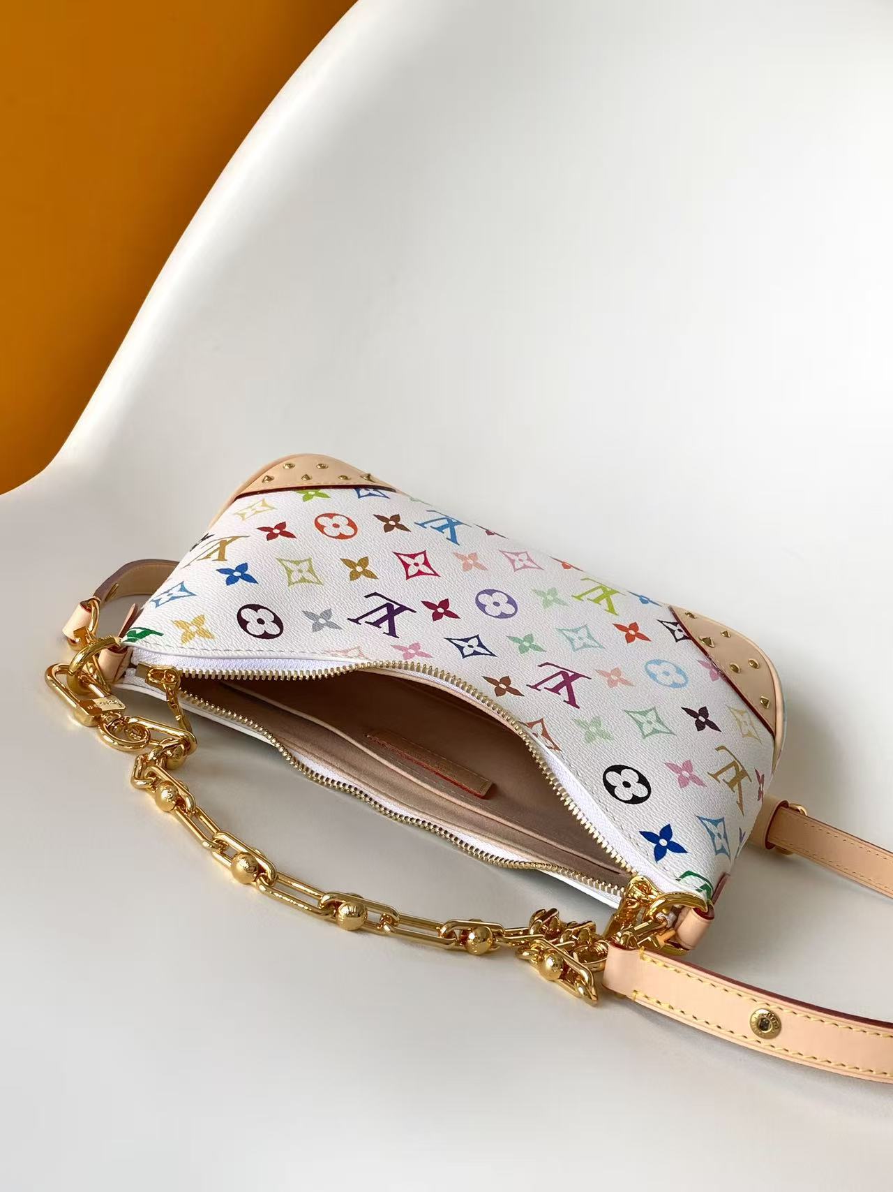 Louis Vuitton M27790 村上隆合作系列Boulogne 手袋取材 Monogram 帆布