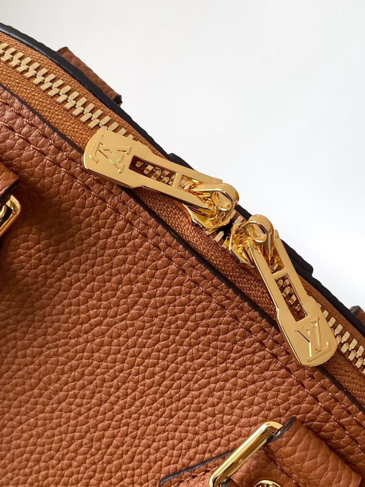 LOUIS VUITTON Tan Alma Trunk BB