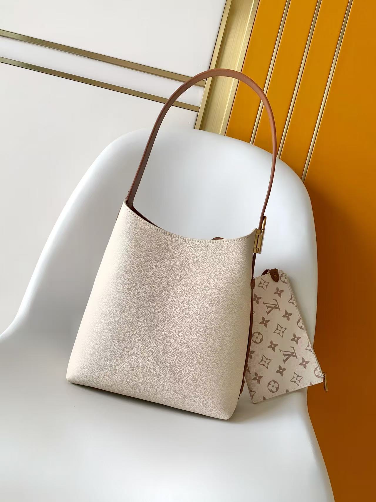 LV Low Key Hobo shoulder monogram pouch bag