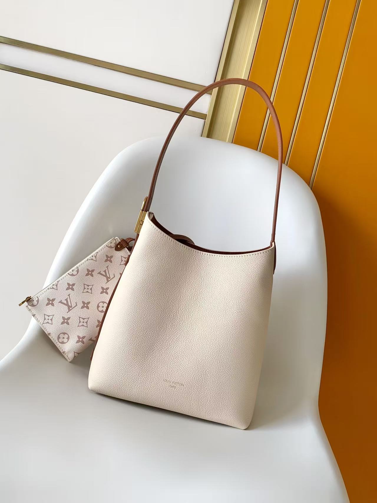 LV Low Key Hobo shoulder monogram pouch bag