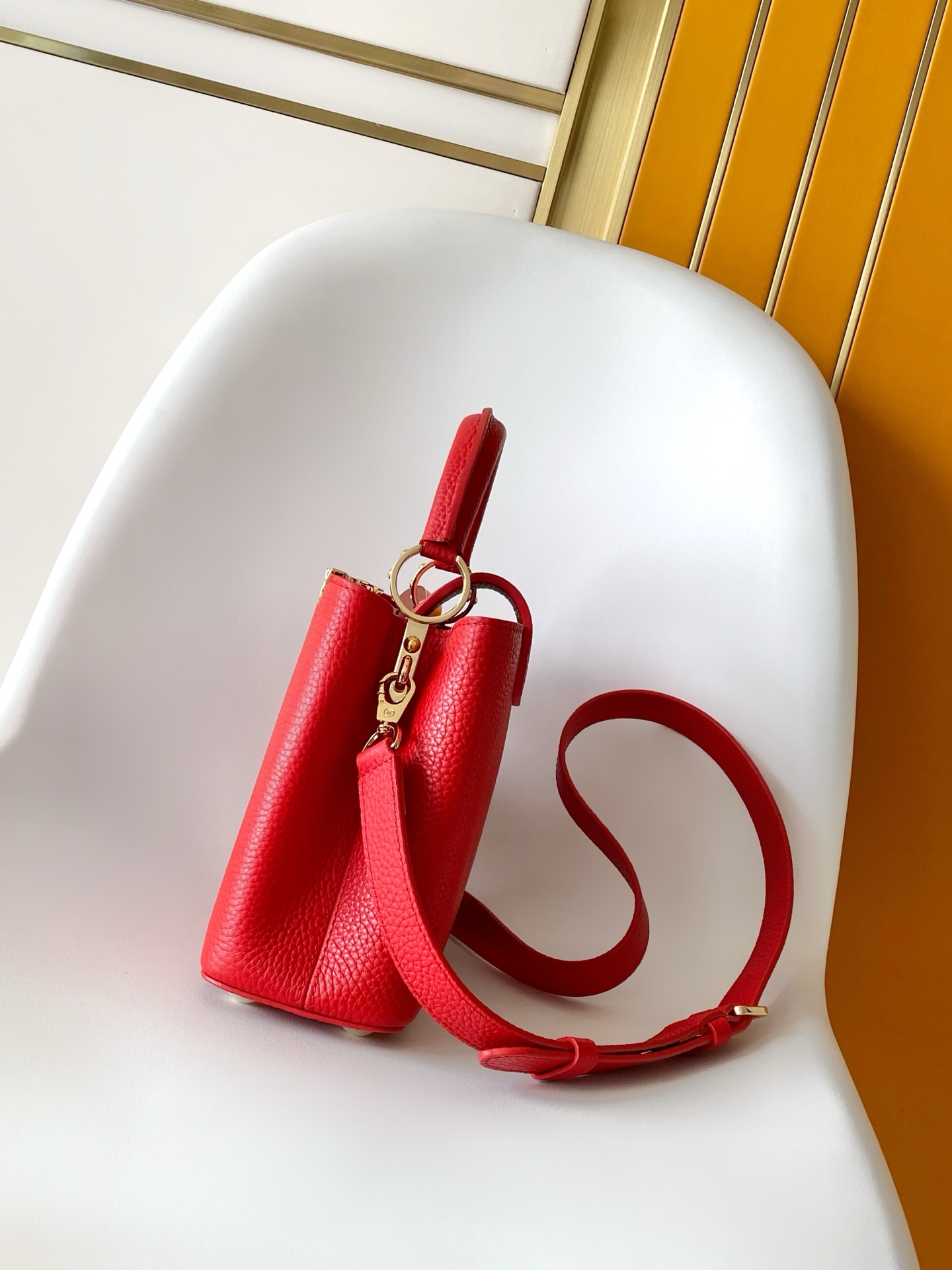 LV Capucines BB Taurillon leather top-handle bag