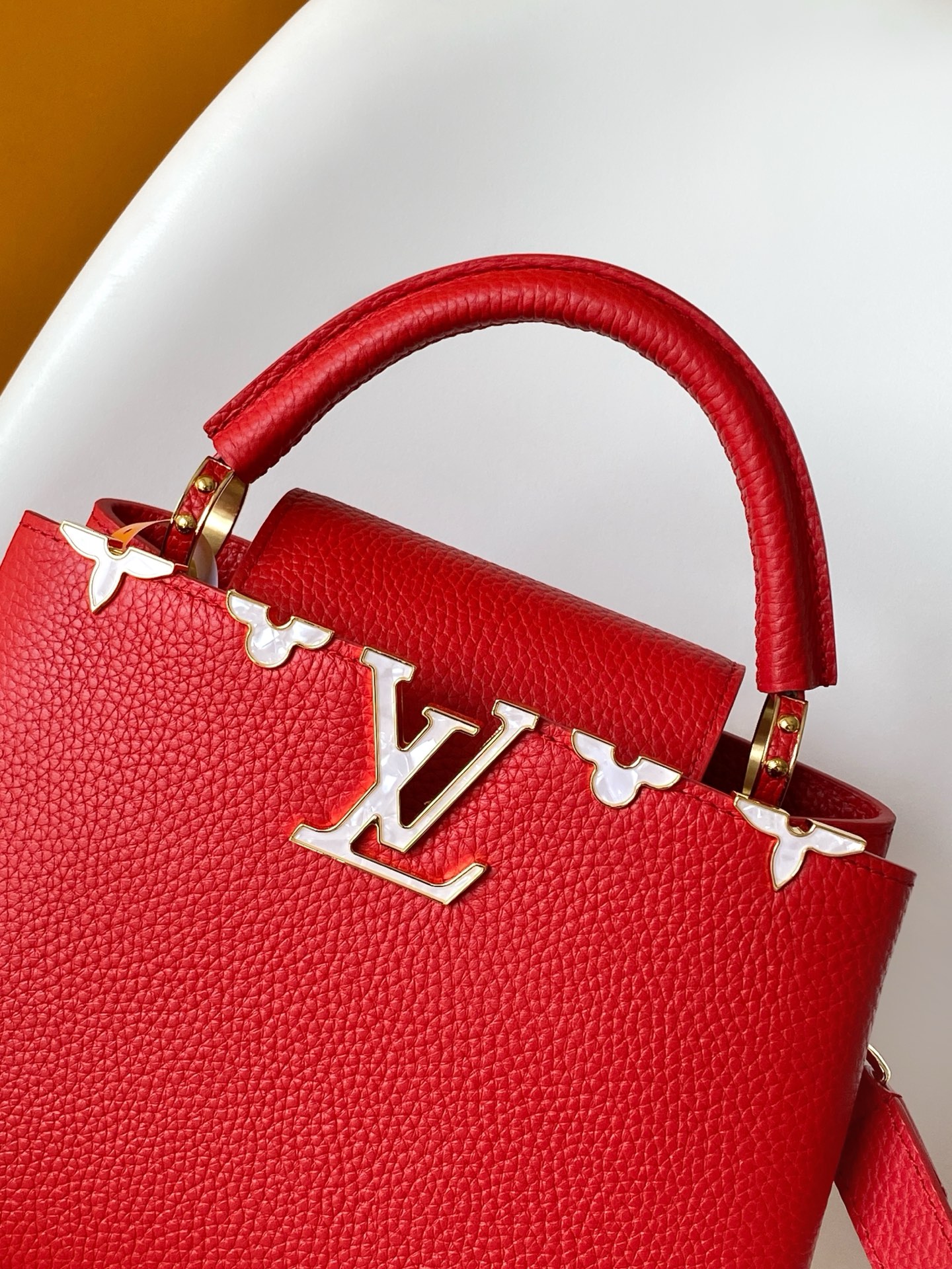 LV Capucines BB Taurillon leather top-handle bag