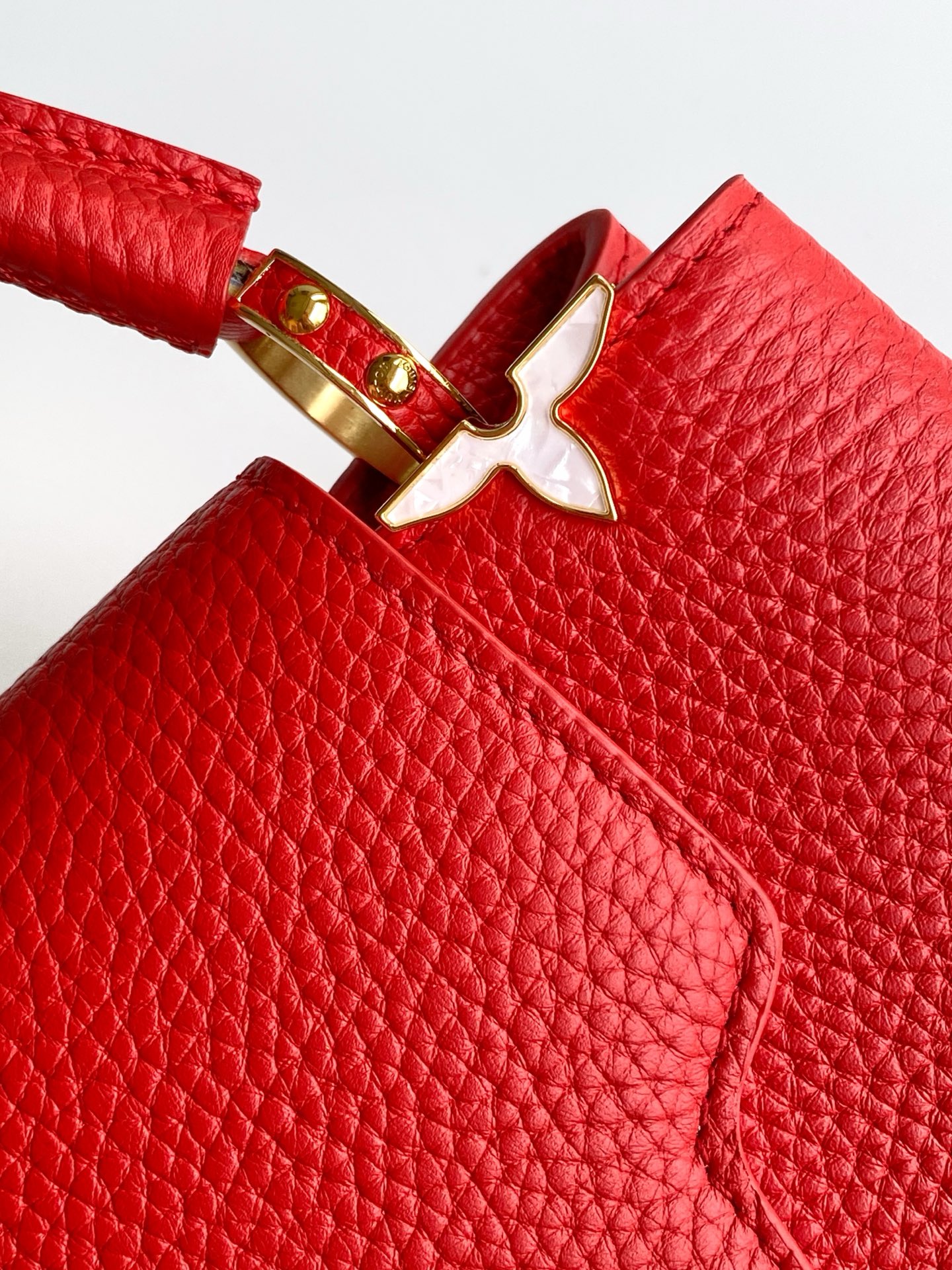LV Capucines BB Taurillon leather top-handle bag
