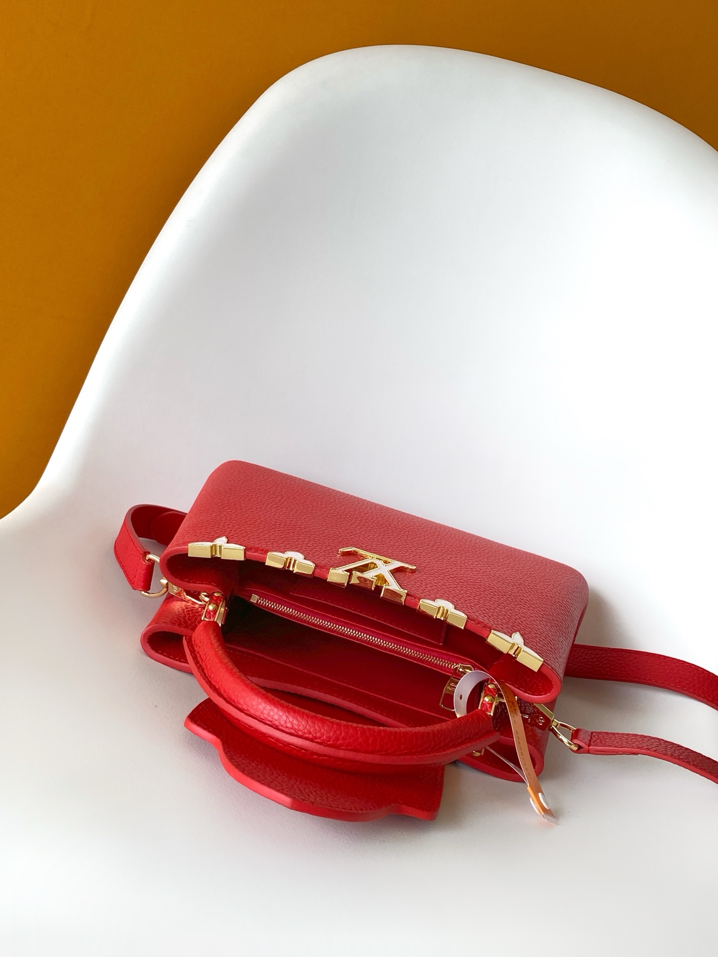 LV Capucines BB Taurillon leather top-handle bag