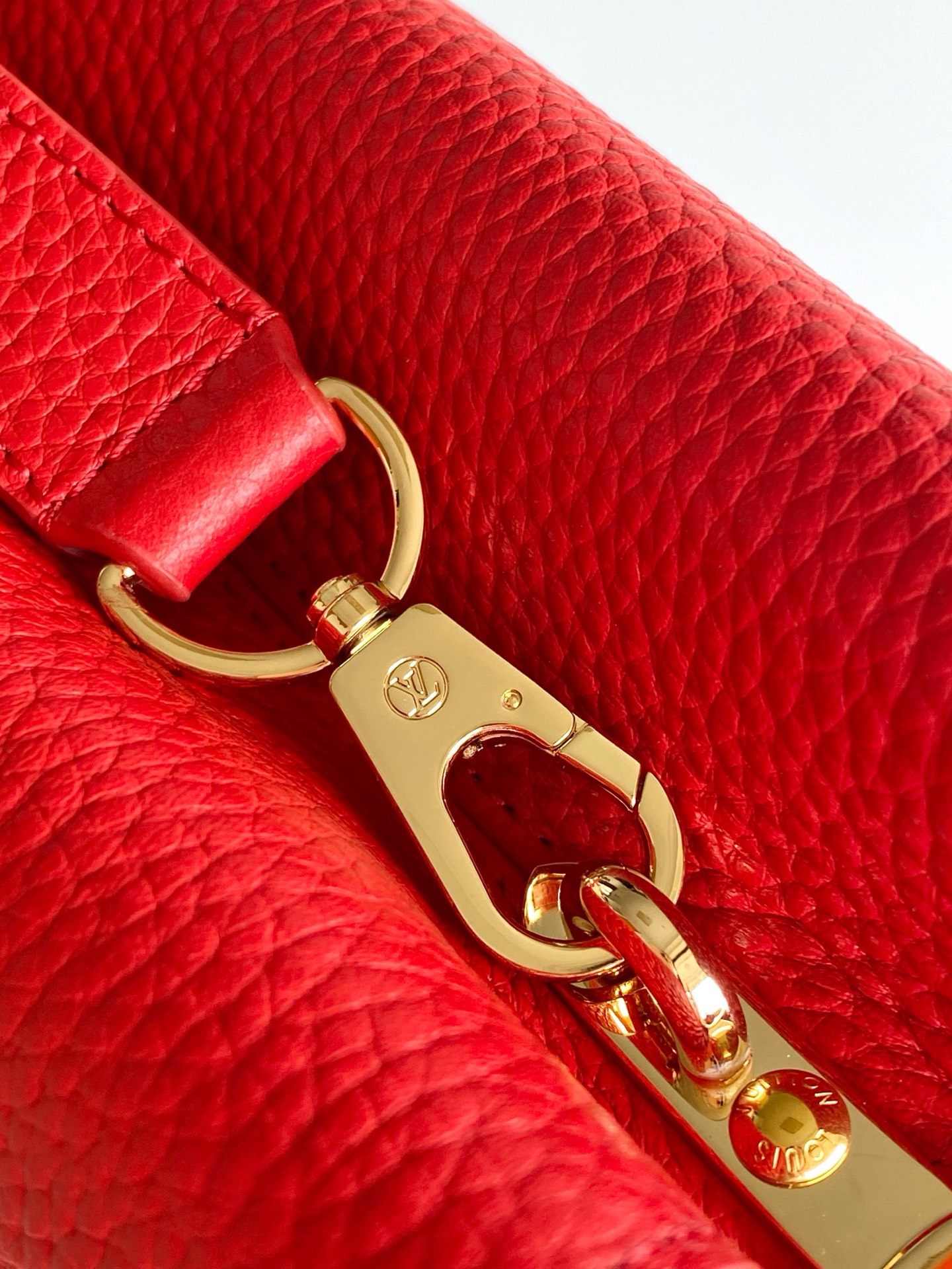 LV Capucines BB Taurillon leather top-handle bag