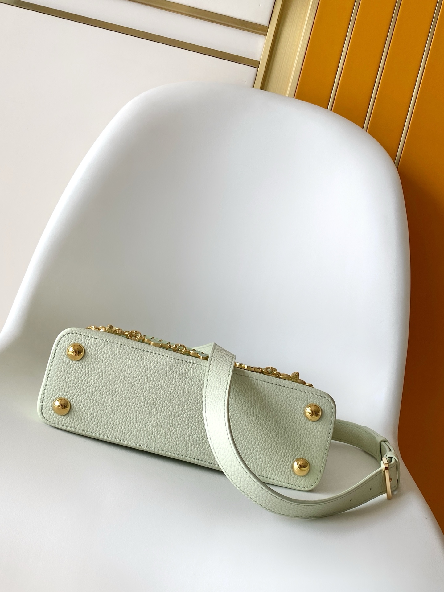 LOUIS VUITTON Minty Capucines Mini Flowergram