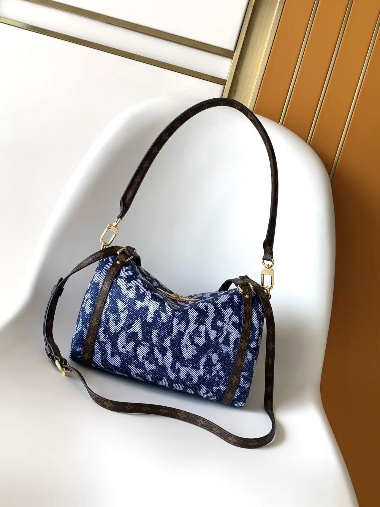 louis vuitton express wild denim bag