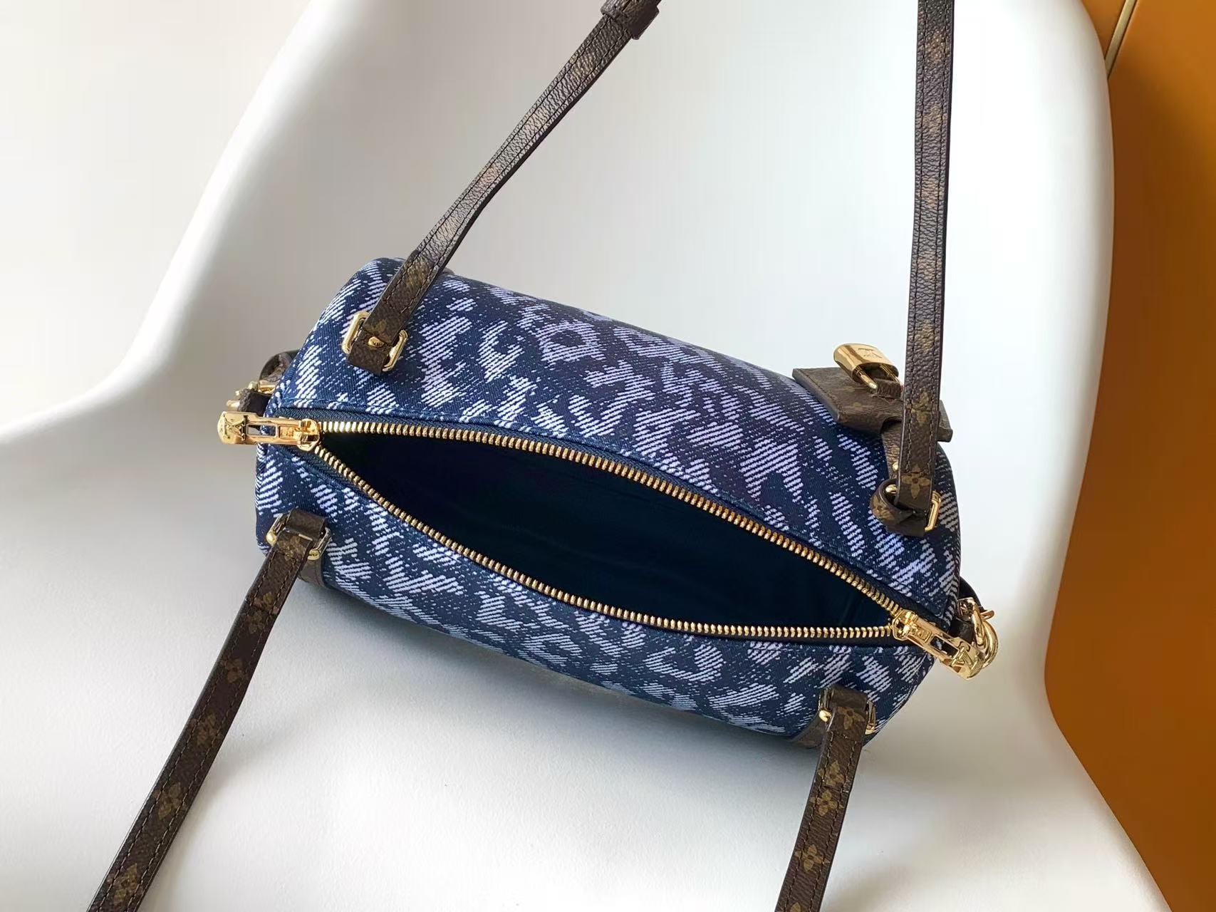 louis vuitton express wild denim bag