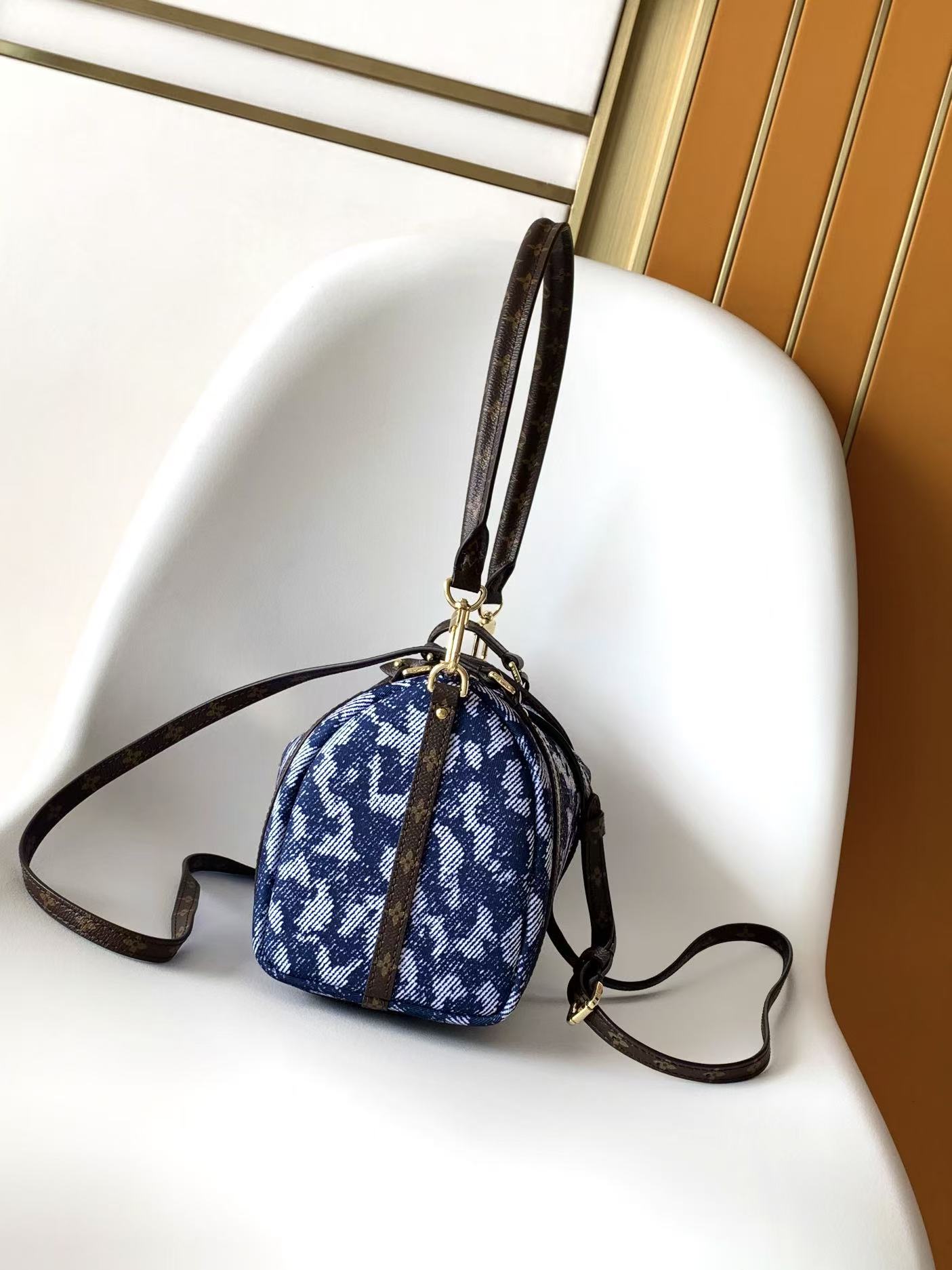 louis vuitton express wild denim bag