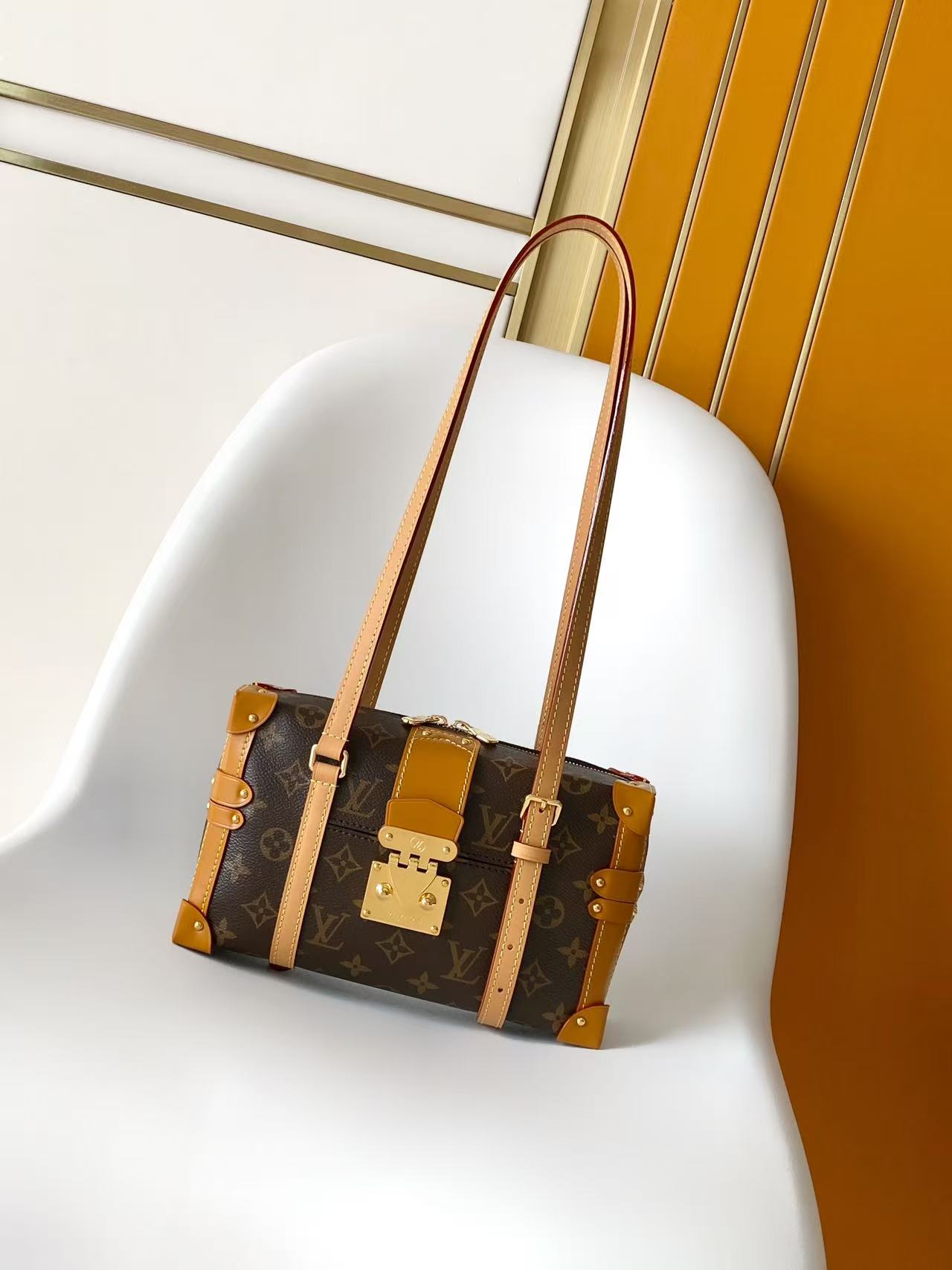 Louis Vuitton Monogram Trunk Shoulder Bag