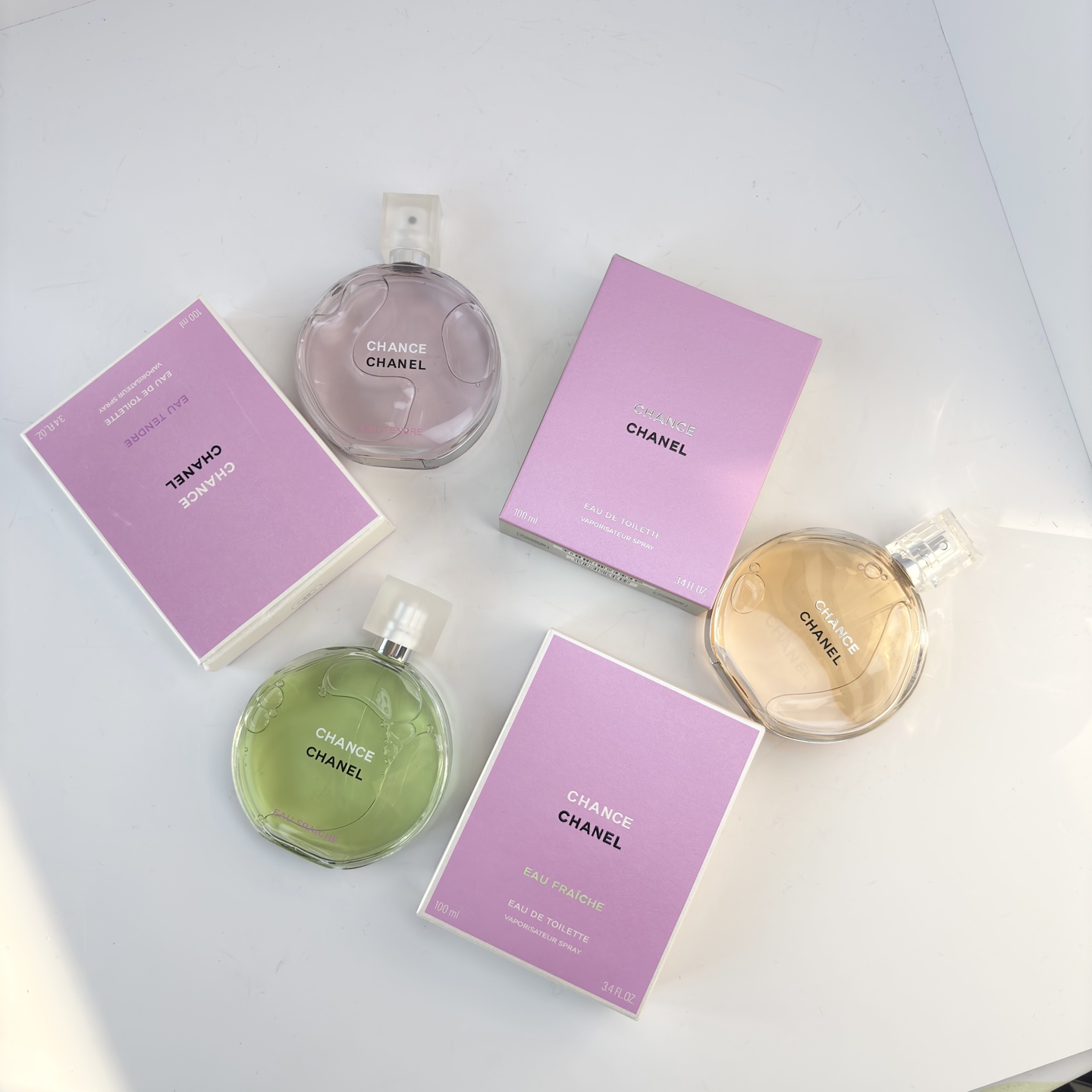 85💰原单品质
香奈儿邂逅淡香系列三款合集
粉邂逅淡香💗
黄邂逅淡香💛
绿邂逅淡香💚
合集实拍！！！！！！！！！