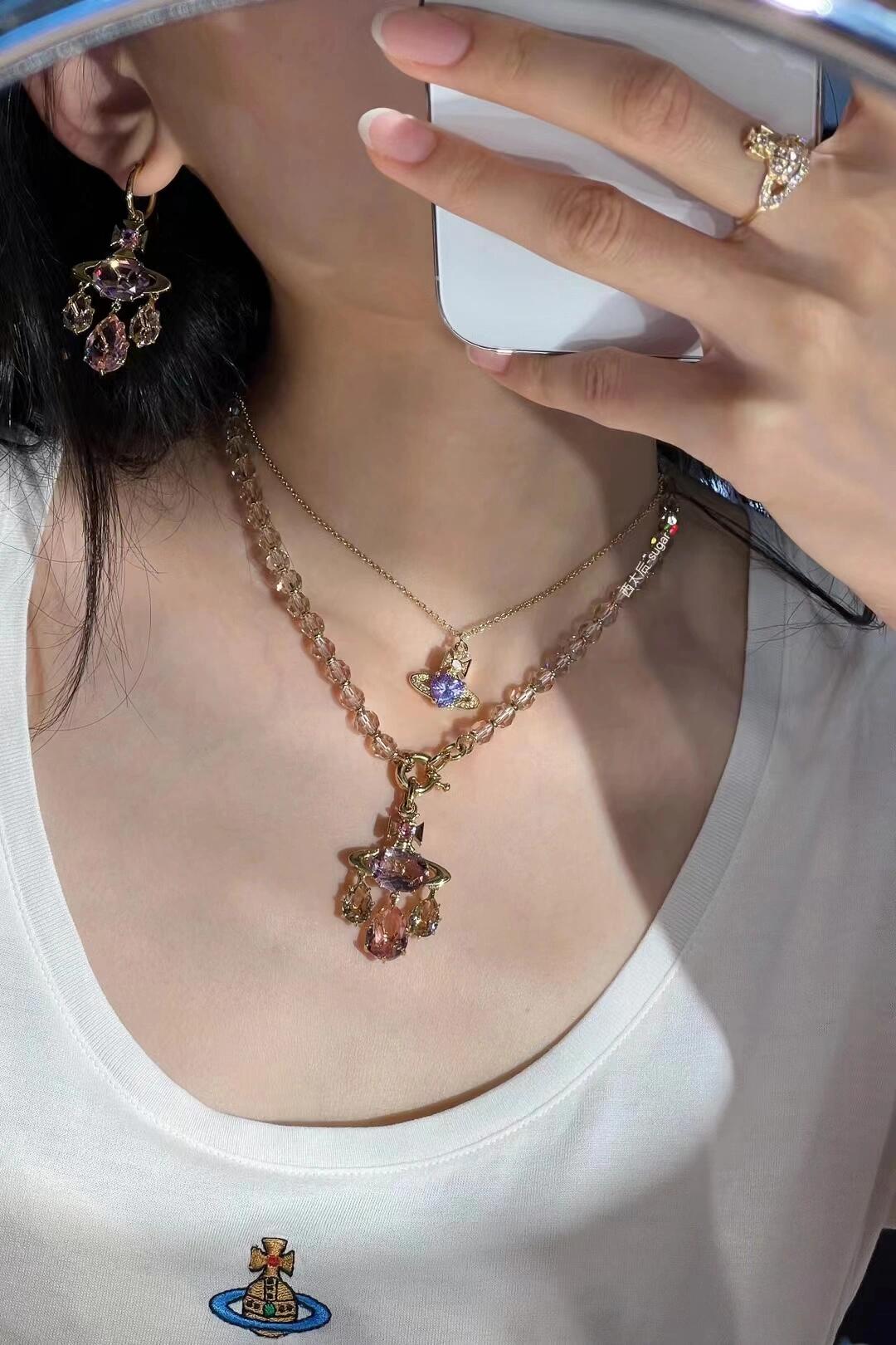 Vivienne Westwood 水晶项链西太后【VivienneWestwood】什么是快乐星球 来 这就是快乐星球 重磅推荐