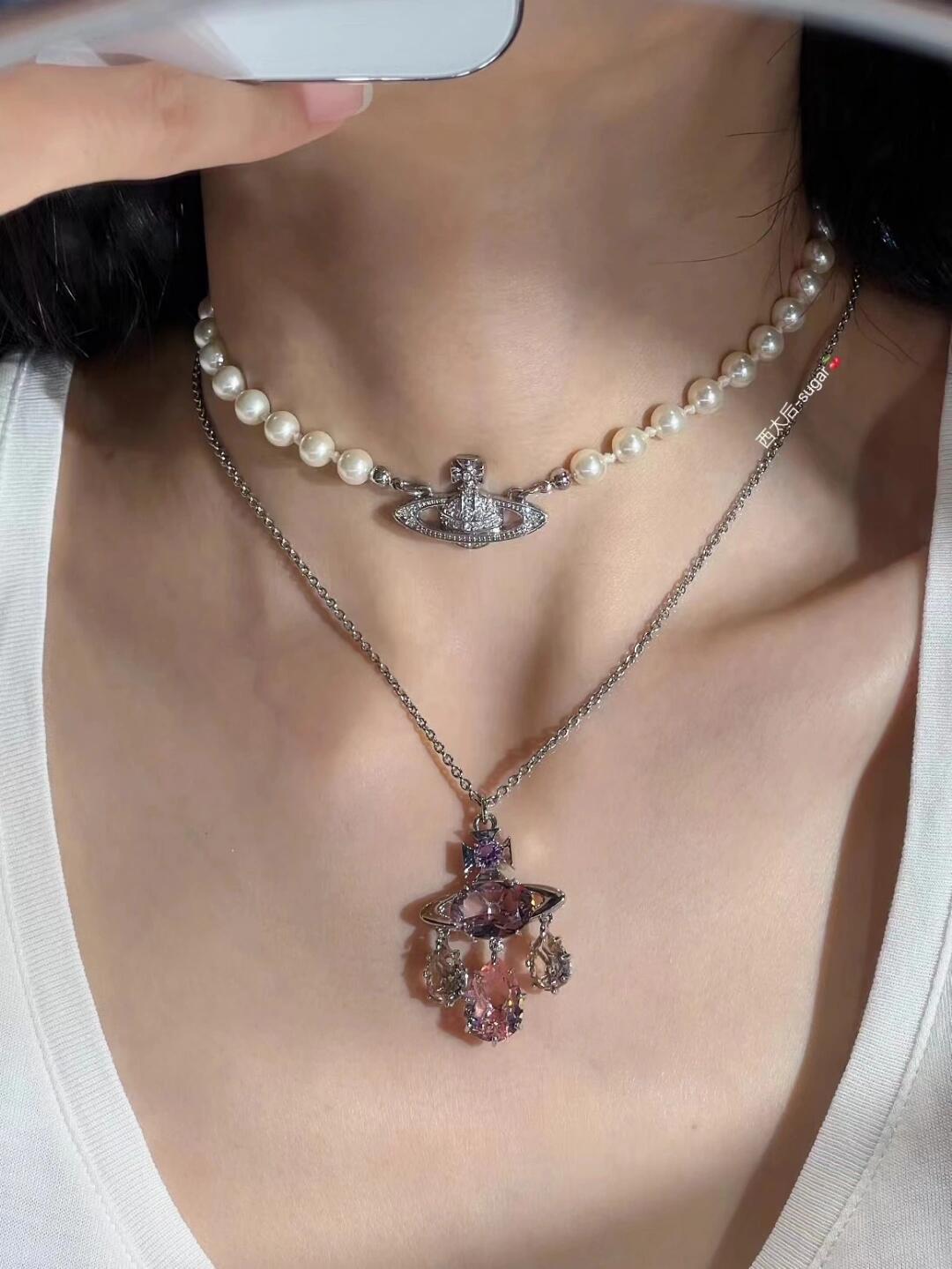 Vivienne Westwood 水晶项链西太后【VivienneWestwood】什么是快乐星球 来 这就是快乐星球 重磅推荐