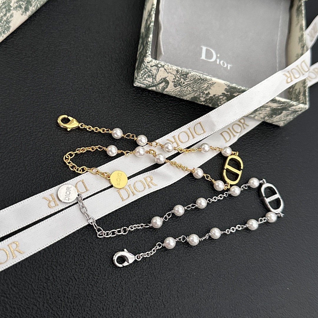 Dior New Bracelet Stacking Set: Curated Mix of Thin Chains & Charms 7 a1697874671789 5777