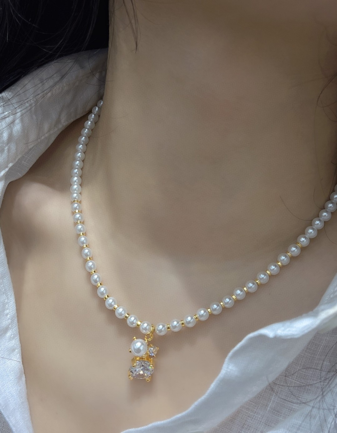 Celine Moon Phase Necklace: Celestial Motif with Crystal Accents 11 a1713082062681 7006