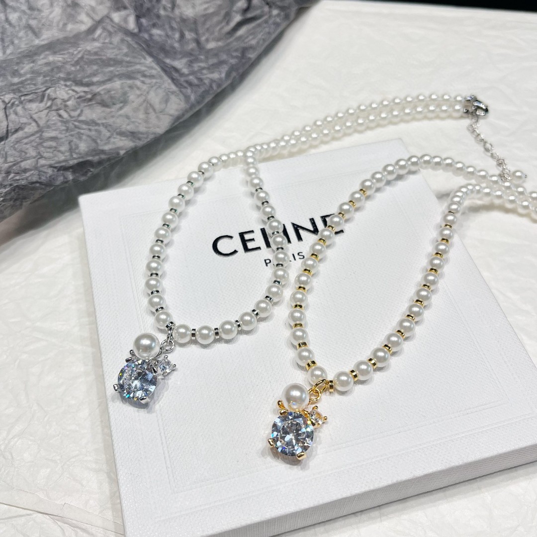Celine Moon Phase Necklace: Celestial Motif with Crystal Accents 17 a1713082063566 2010