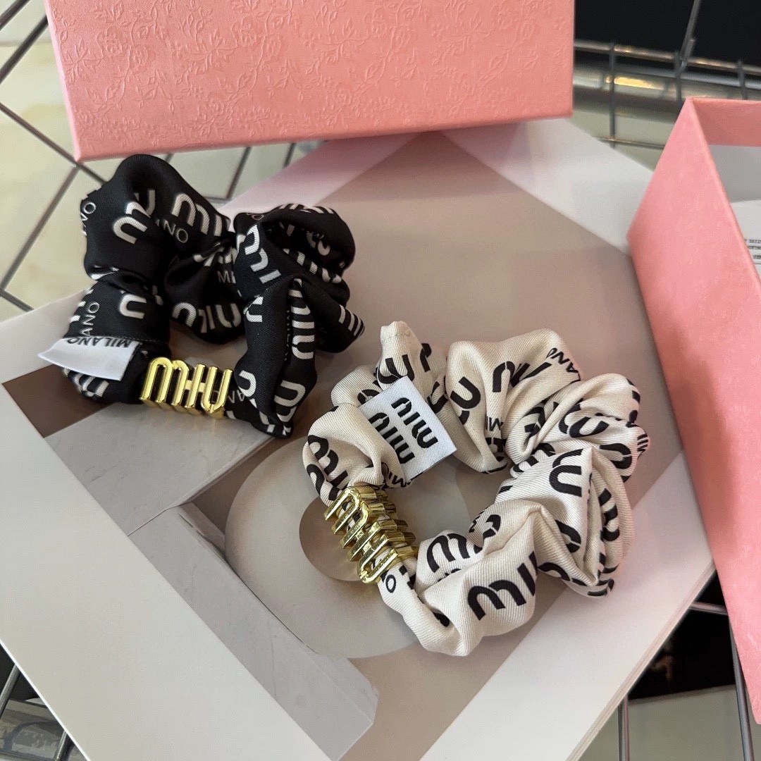 Miu Miu Ribbon-Knot Hair Tie: Double-Sided Satin with Hidden Elastic Core 7 a1715491415102 4783