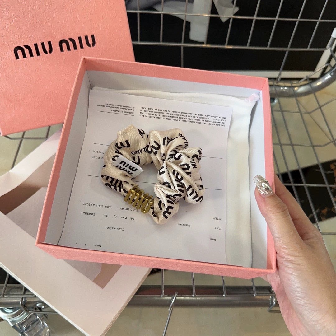 Miu Miu Ribbon-Knot Hair Tie: Double-Sided Satin with Hidden Elastic Core 8 a1715491415132 1561