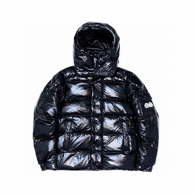 Moncler Clothing Coats & Jackets Down Jacket Black Grey Light Purple White Unisex Winter Collection Hooded Top
