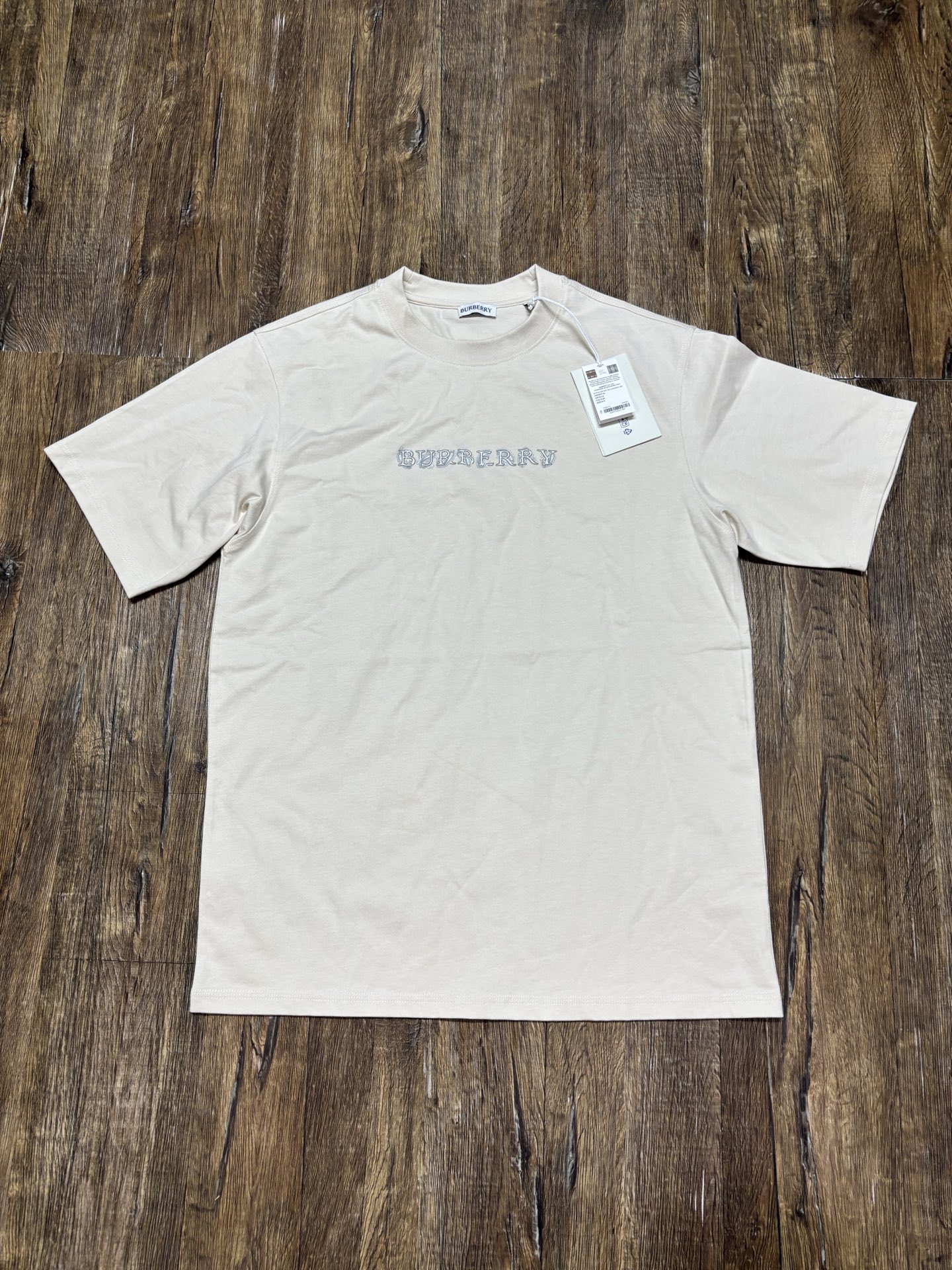 Burberry Men's Beige Cotton T-Shirt with Paisley Logo - Classic Fit 3 i1740811289701 1167 0 1