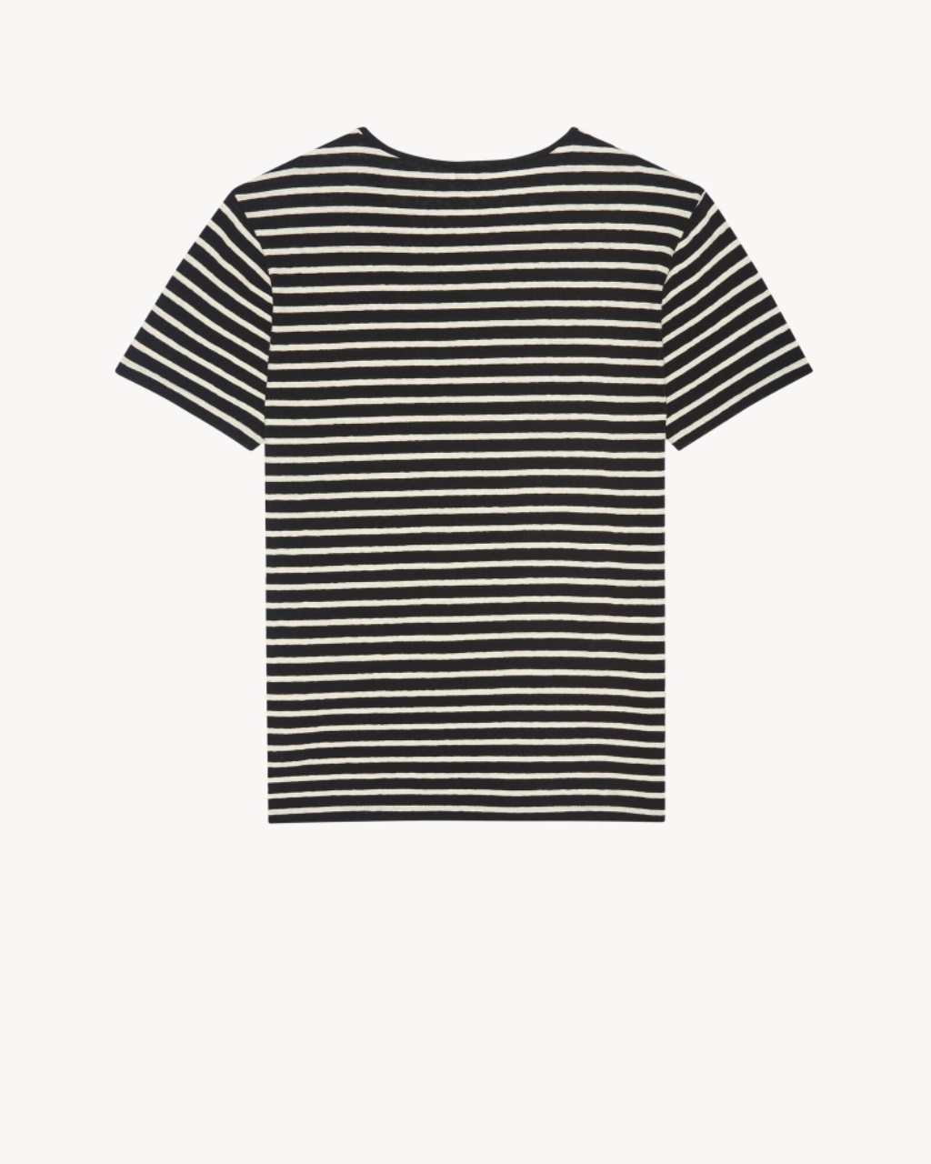 Yves Saint Laurent Women's Black and White Striped Monogram T-Shirt 3 i1746167535455 1166 0 1