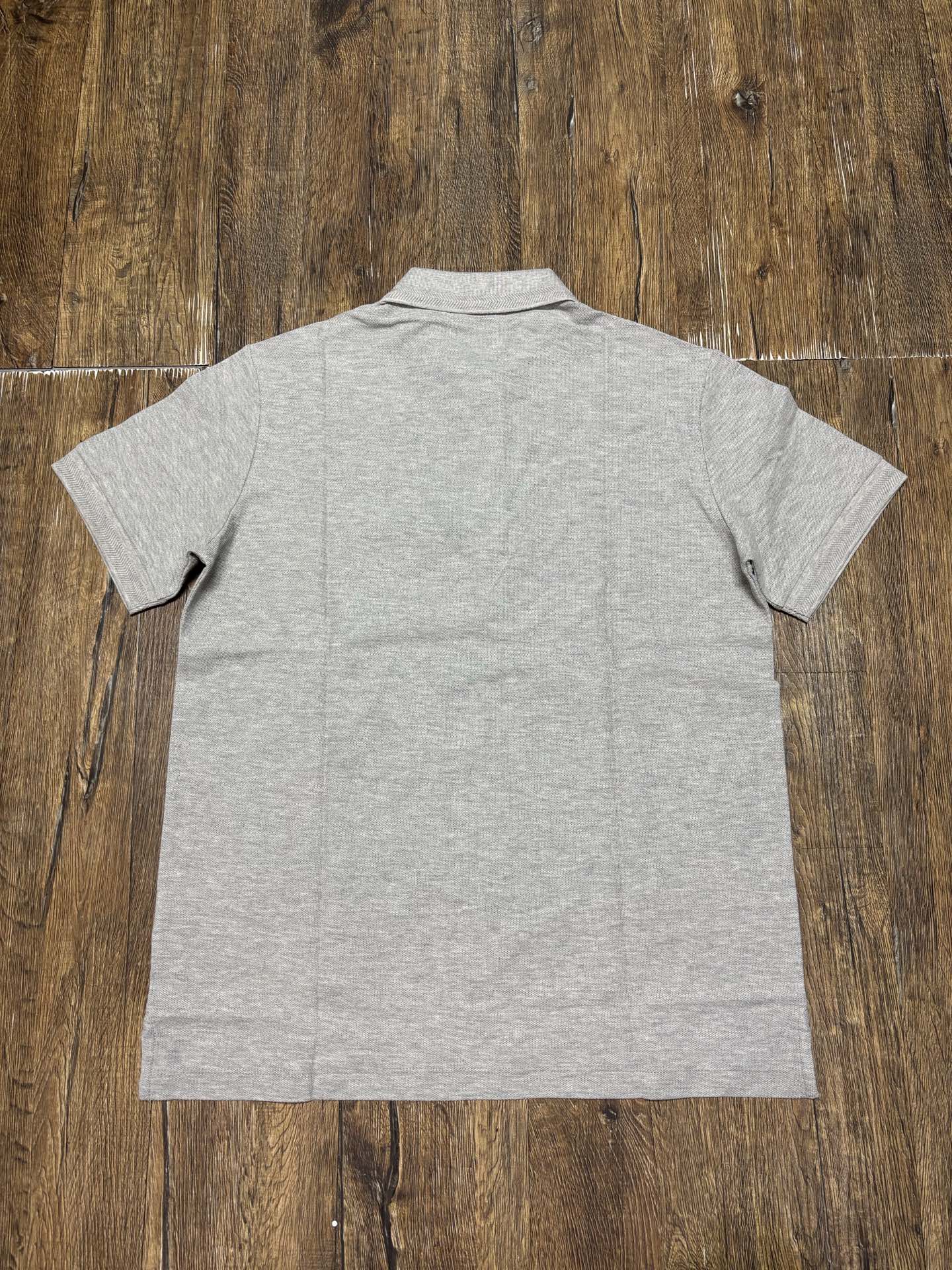 Burberry Men's Gray Polo Shirt with Embroidered Logo, Cotton Fabric 4 i1747125053555 5222 0 4