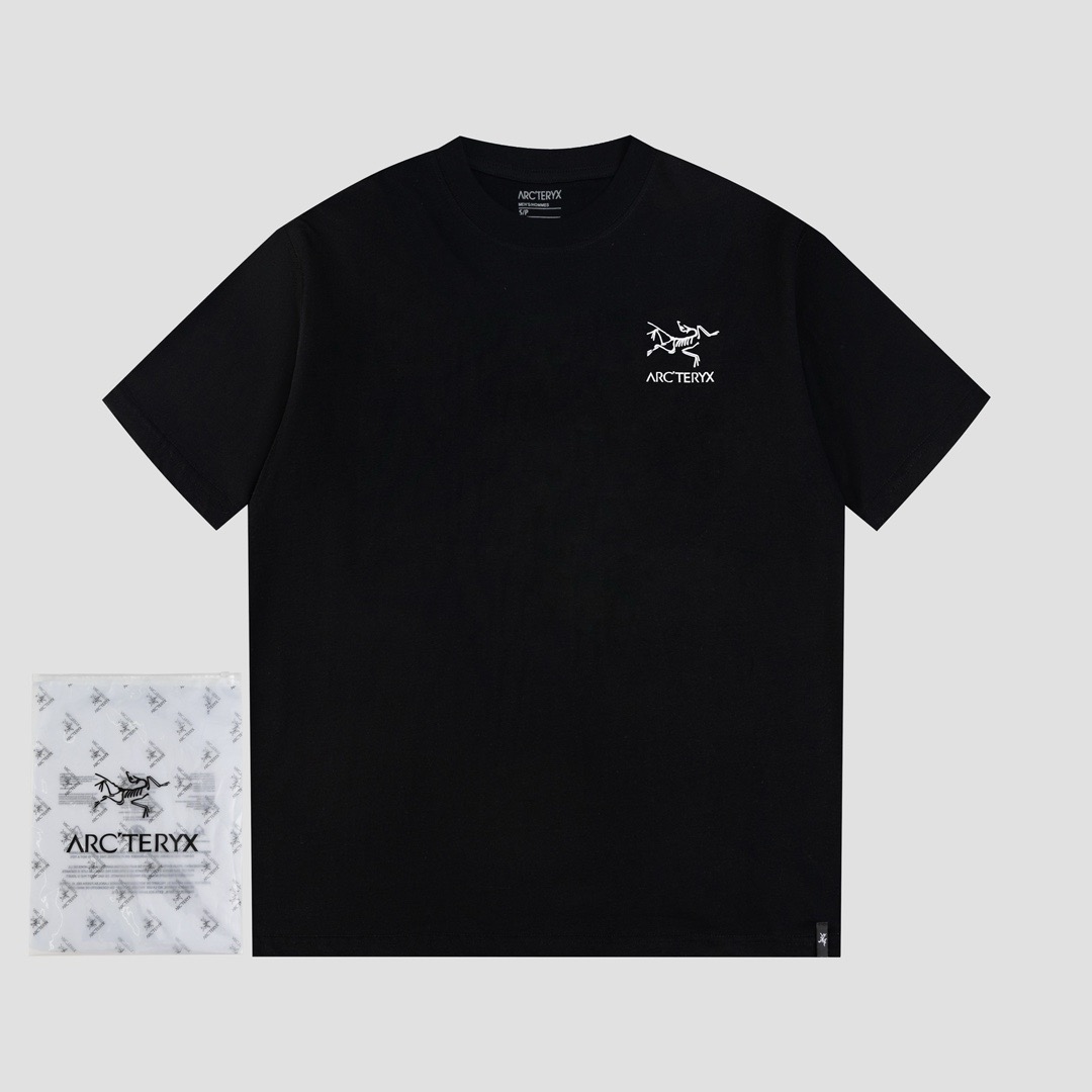 Camiseta de manga corta Archaeopteryx Ayc Teryx (No. 701-2) 2024FW, estampado de LOGO con letras de pájaros, tejido de …