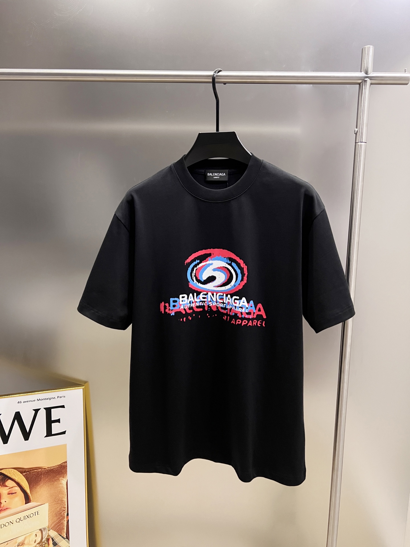 Balenciaga 2025 Spring/Summer Short Sleeve T-Shirt With Letter Print