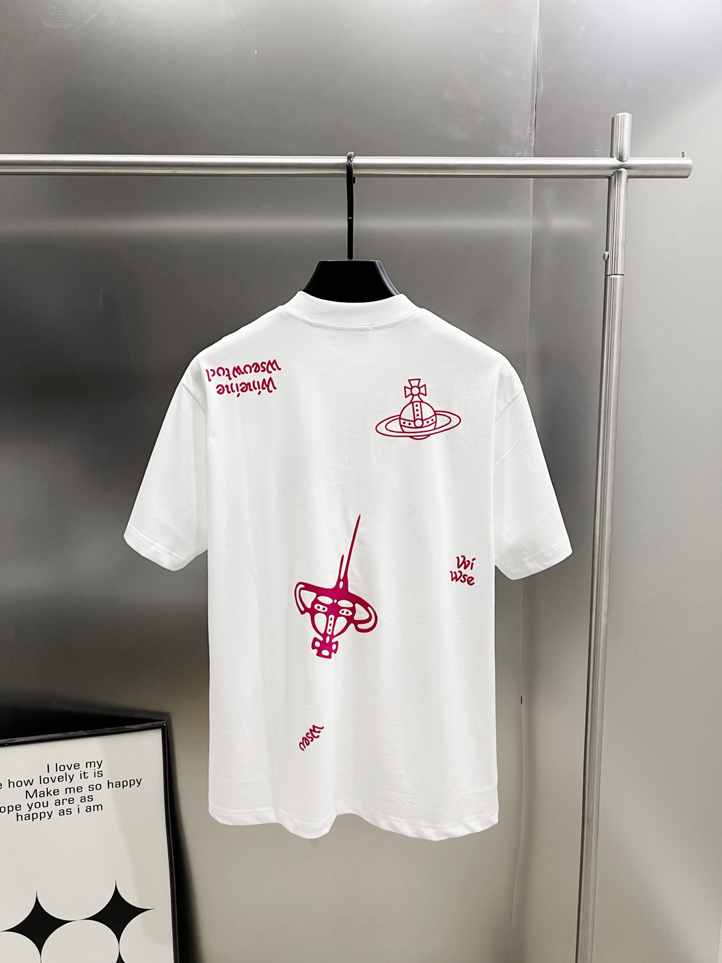 Vivienne Westwood 2025 Spring/Summer White Graphic Logo T-Shirt