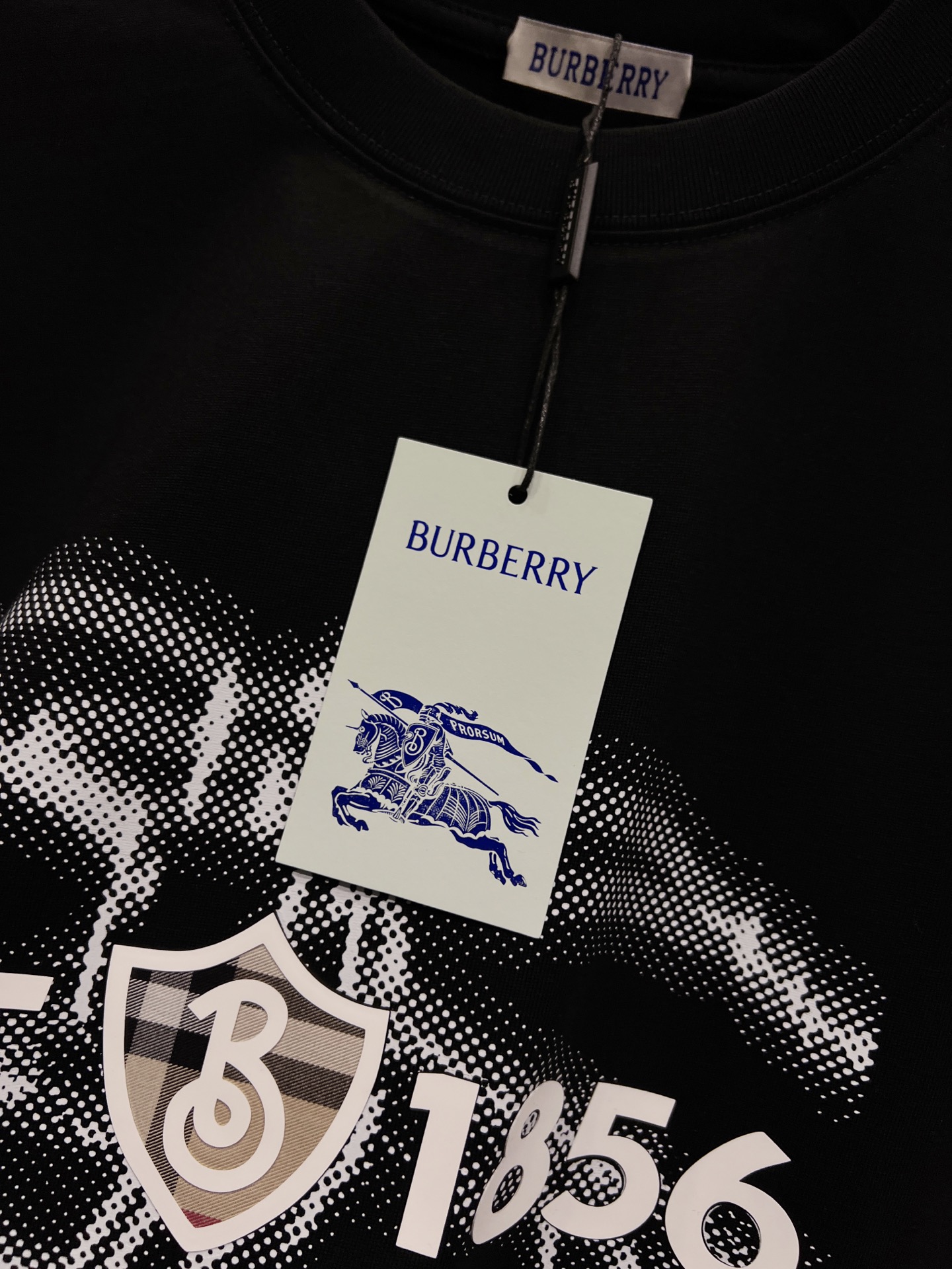 Burberry BURBERRY巴宝莉BBR 秋冬新款 短袖T恤 logo 发泡工艺