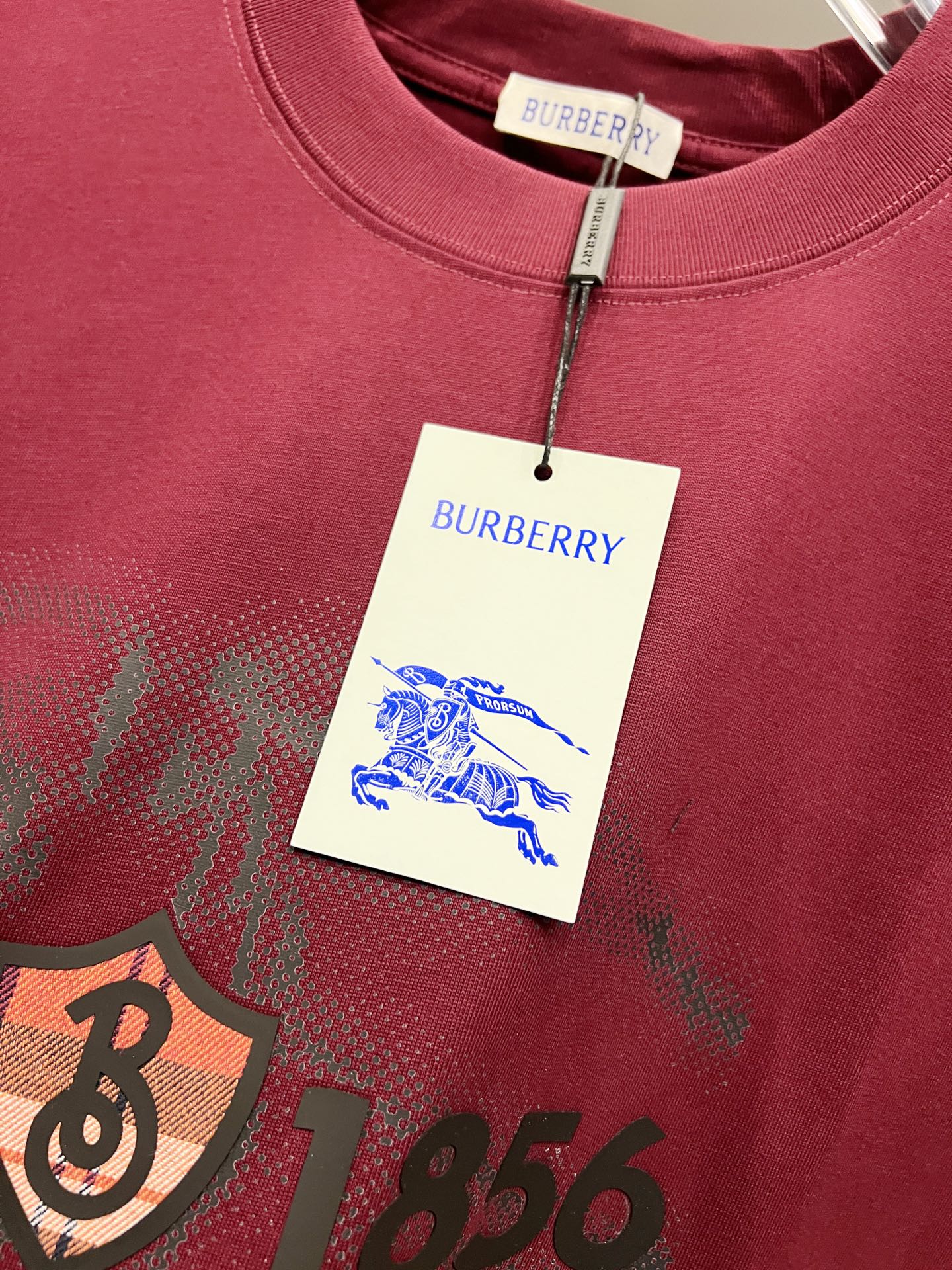 Burberry BURBERRY巴宝莉BBR 秋冬新款 短袖T恤 logo 发泡工艺