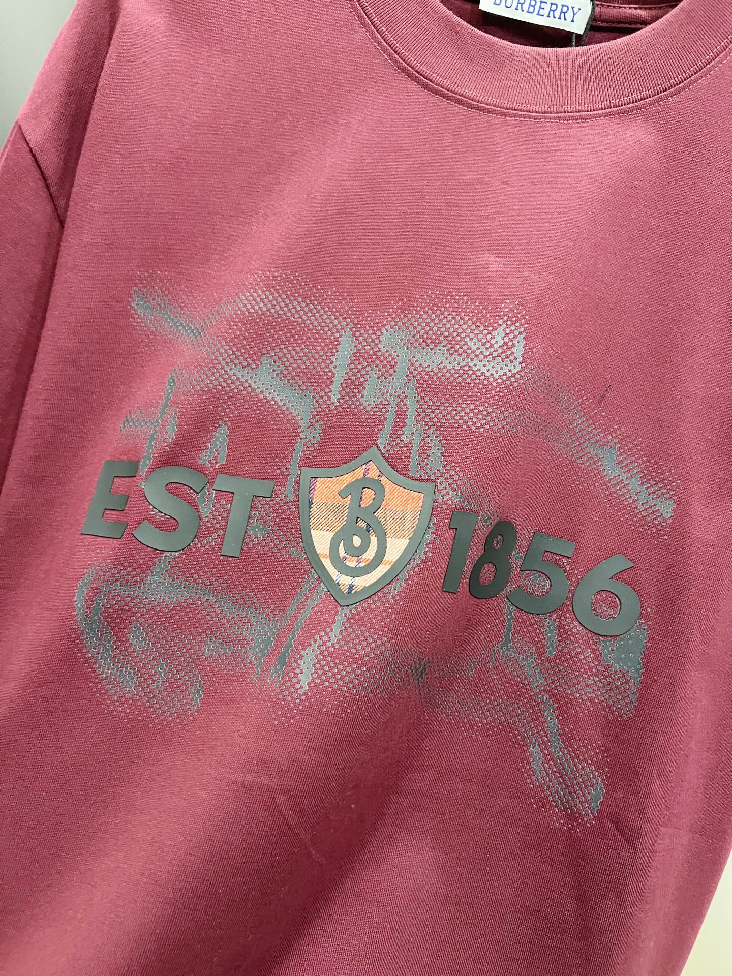Burberry BURBERRY巴宝莉BBR 秋冬新款 短袖T恤 logo 发泡工艺