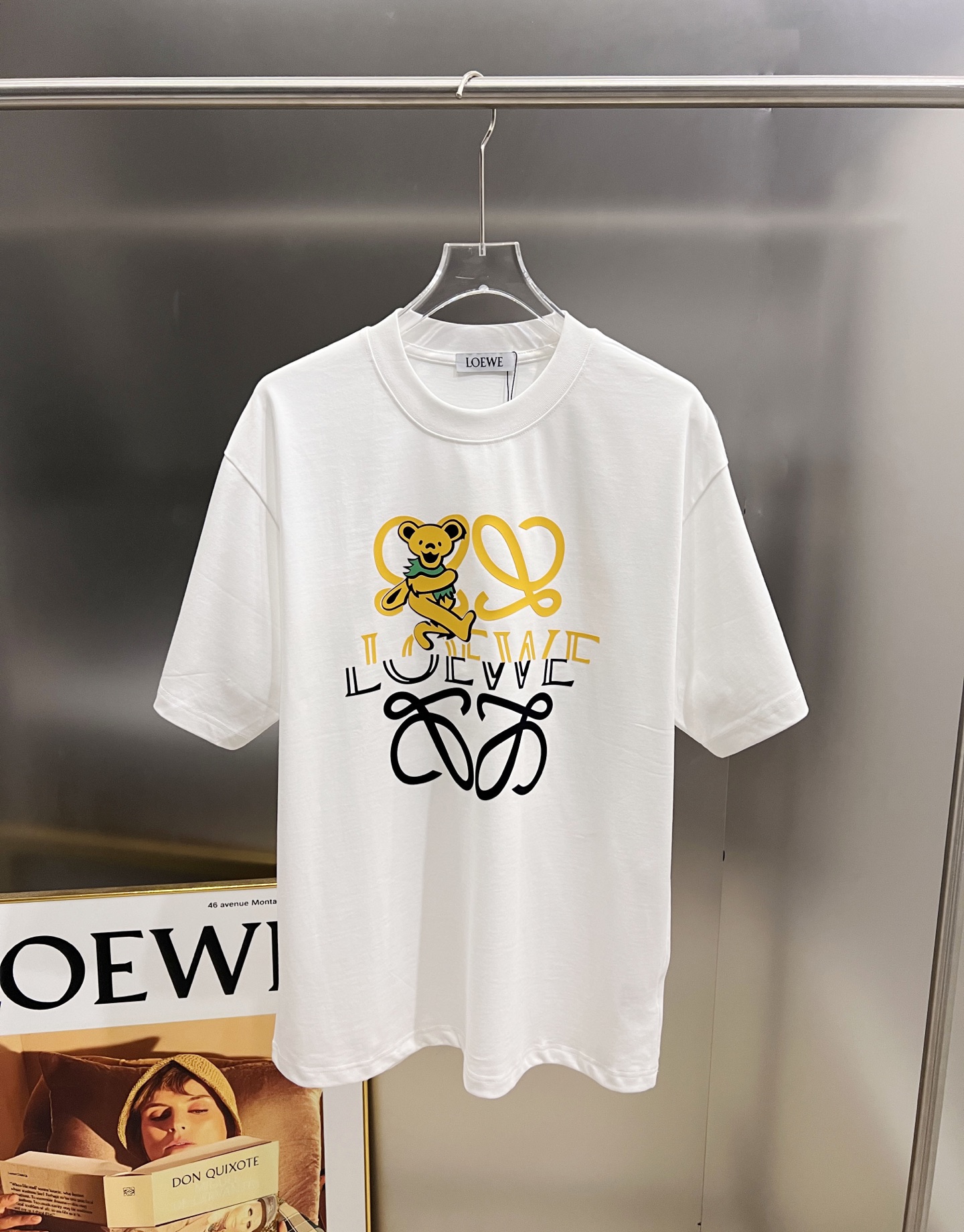Loewe LOEWE/罗意威 2025秋冬新款 圆领 短袖T恤 印花设计+立体工艺