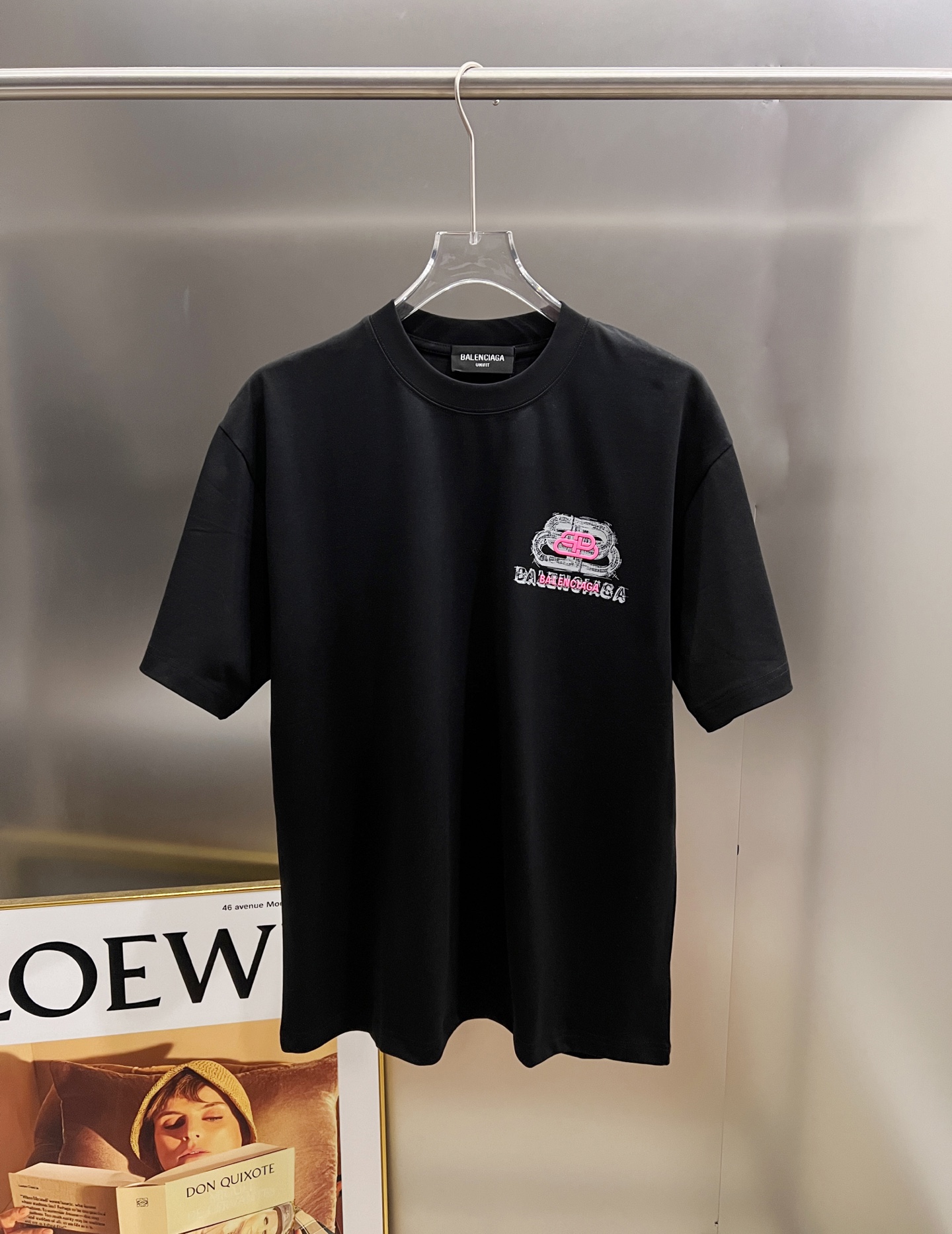 Balenciaga BAL 巴黎世家 2026春夏新款 短袖T恤 新款logo立体发泡工艺 宽松版 S M L XL XXL 五个码 颜色：黑色 白色 安哥拉红