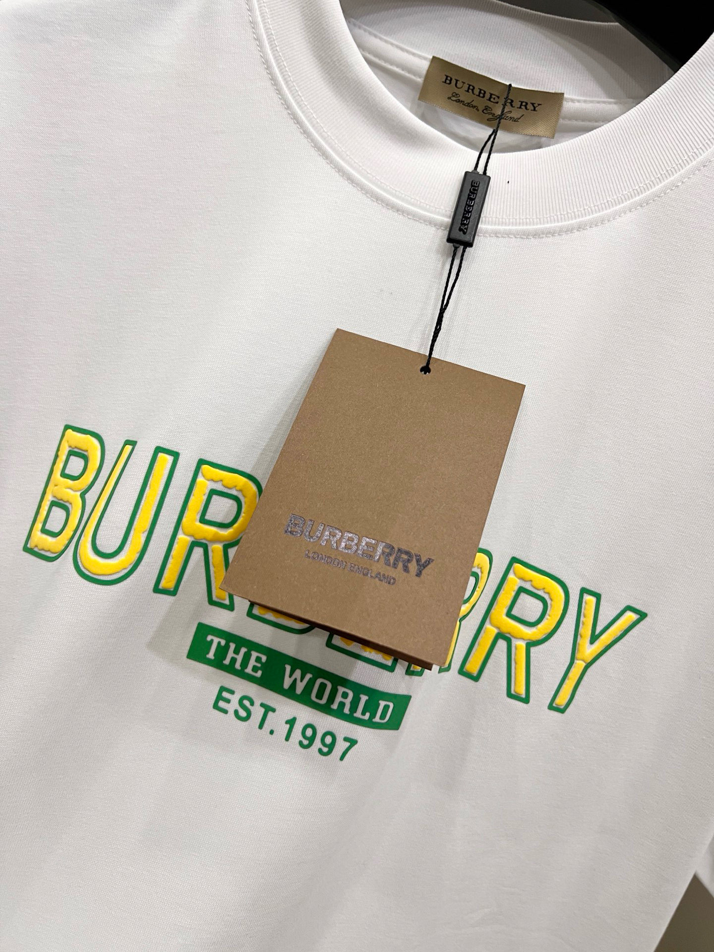 Burberry BURBERRY巴宝莉BBR 2026秋夏新款 短袖T恤 logo 发泡工艺
