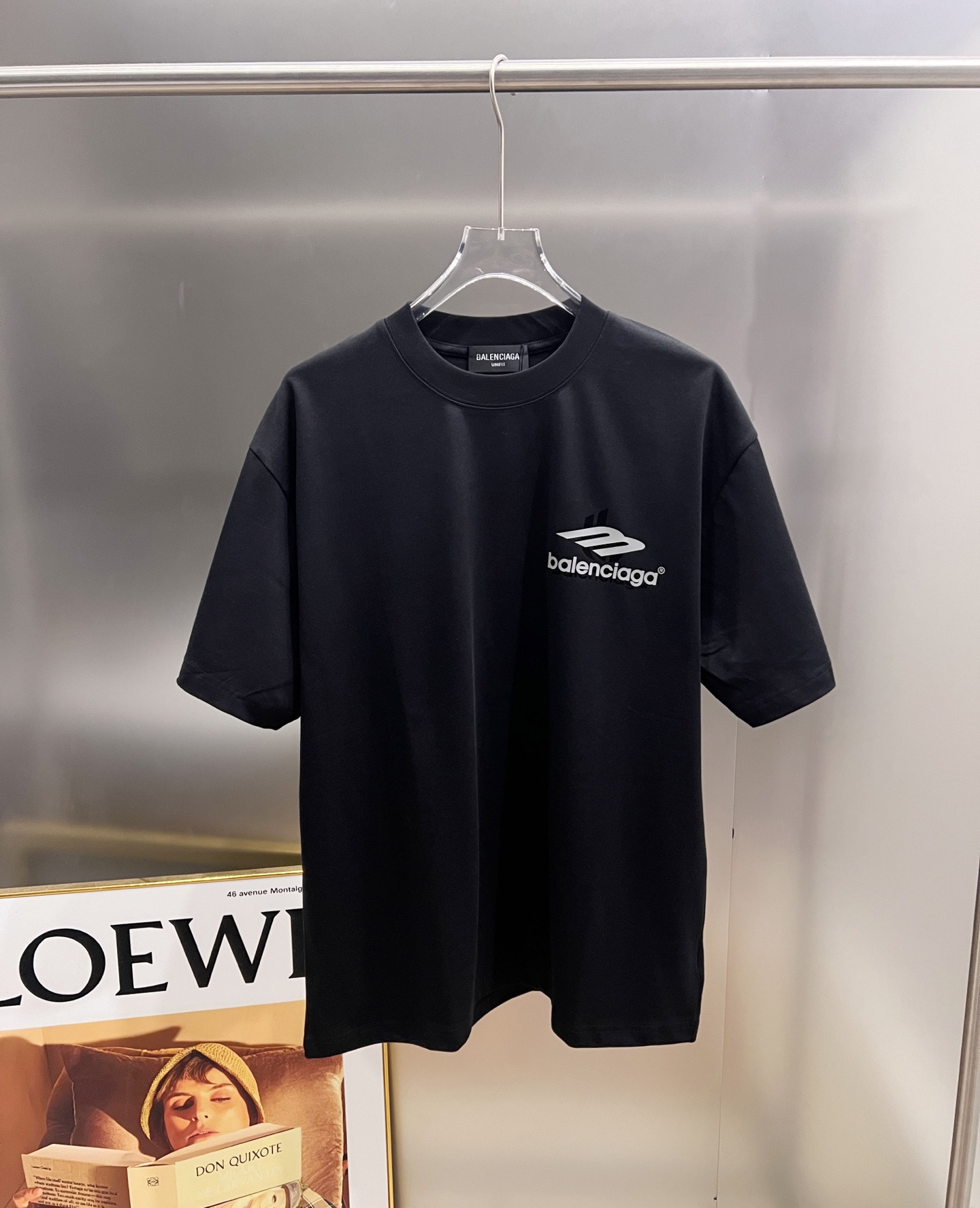 Balenciaga BAL 巴黎世家 2026春夏新款 短袖T恤 新款logo立体工艺 高端版本 透气舒适度高