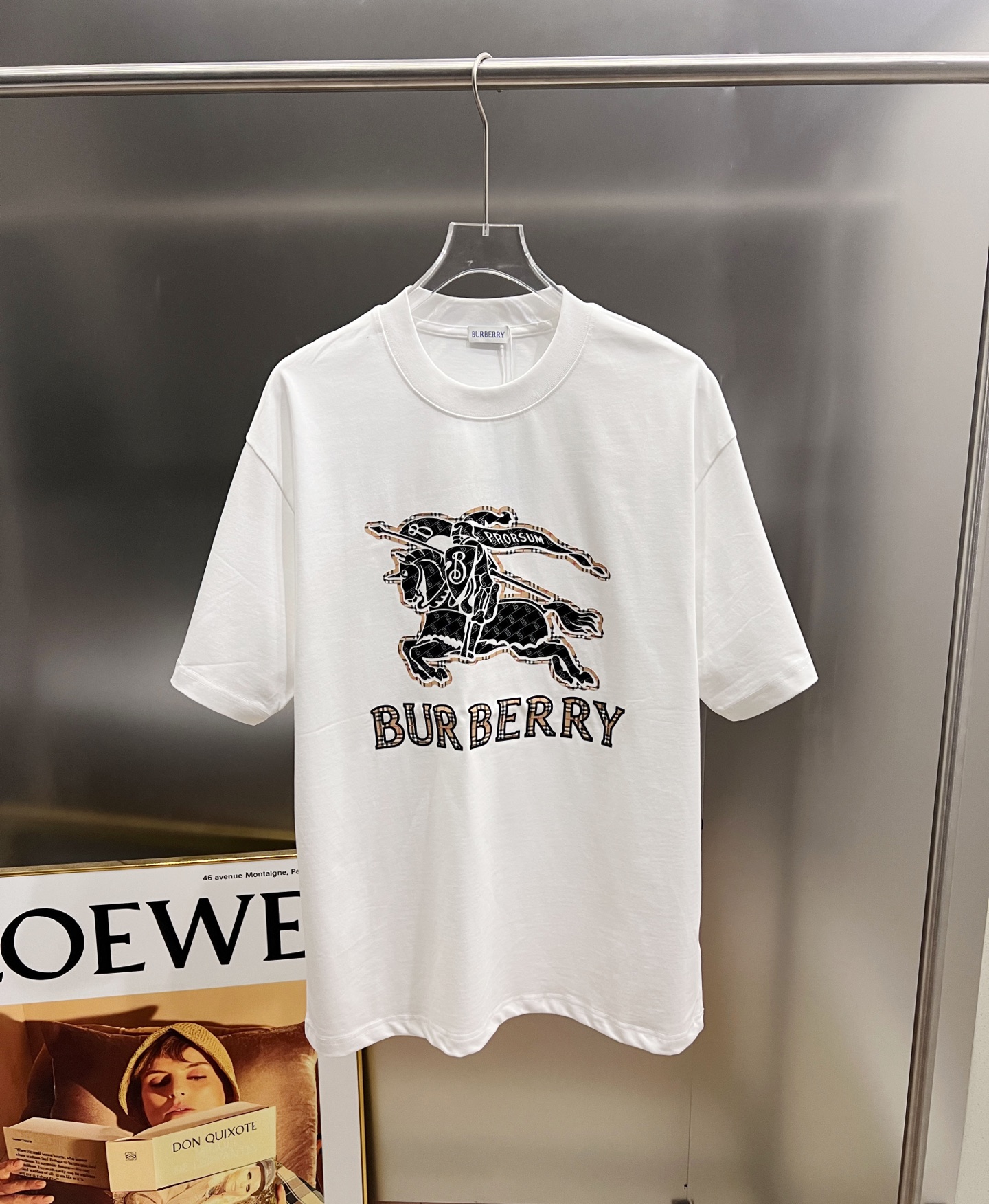 Burberry BURBERRY巴宝莉BBR 2026秋夏新款 短袖T恤 logo 发泡工艺