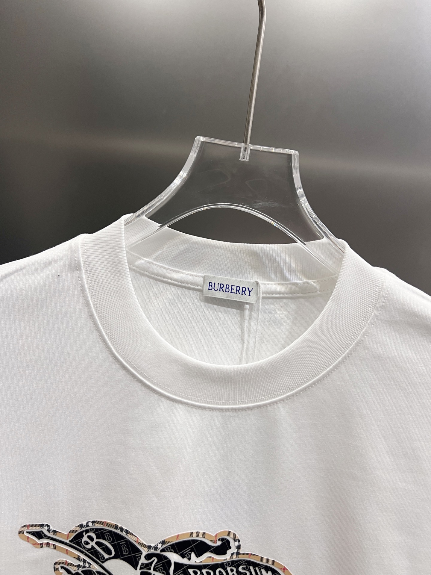 Burberry BURBERRY巴宝莉BBR 2026秋夏新款 短袖T恤 logo 发泡工艺