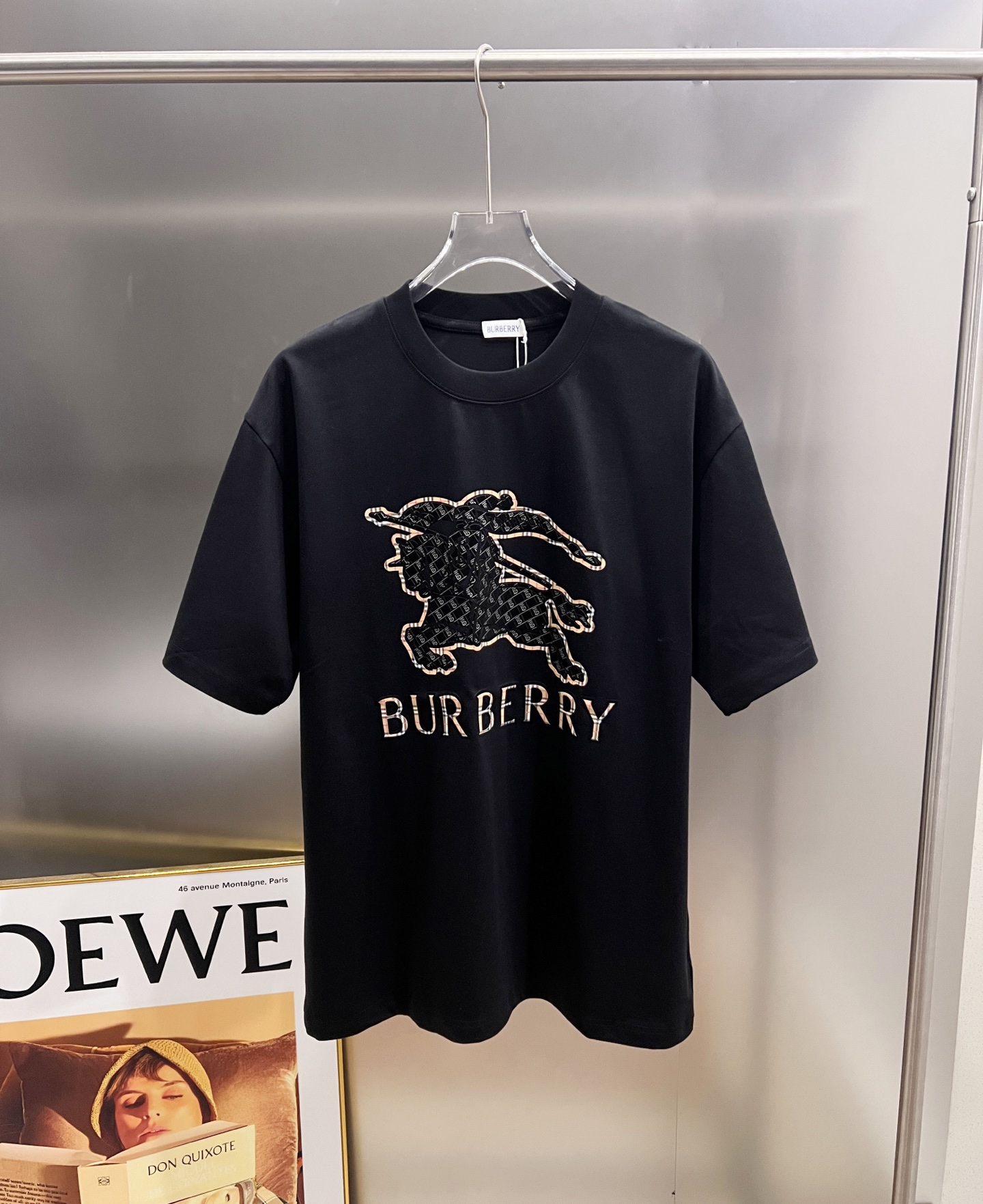 Burberry BURBERRY巴宝莉BBR 2026秋夏新款 短袖T恤 logo 发泡工艺