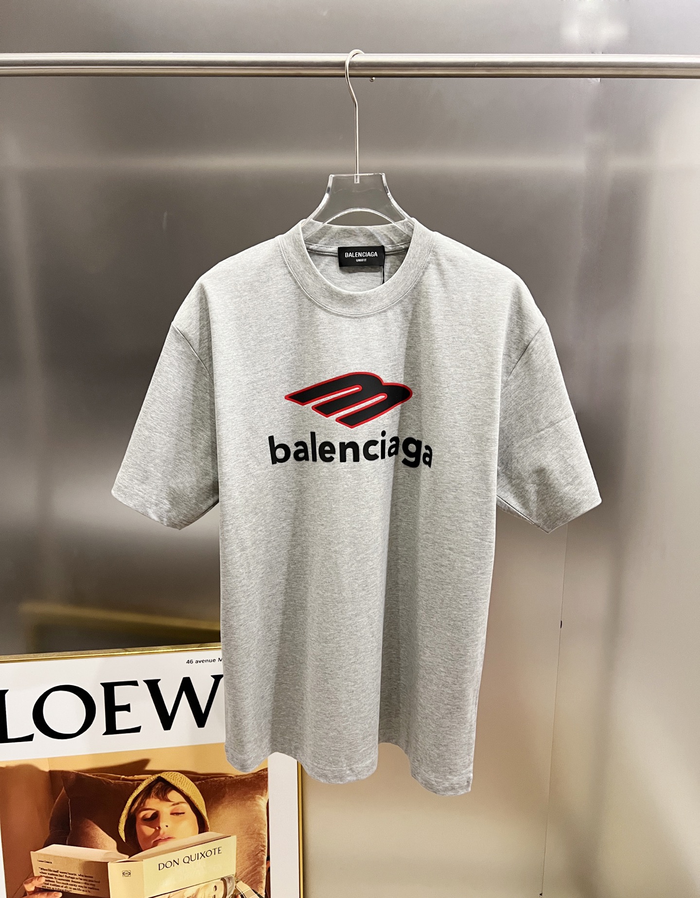 P80 BAL Balenciaga 2026 spring/summer new T-shirt, new logo 3D craft, high-end version! Breathable and comfortable, cus…