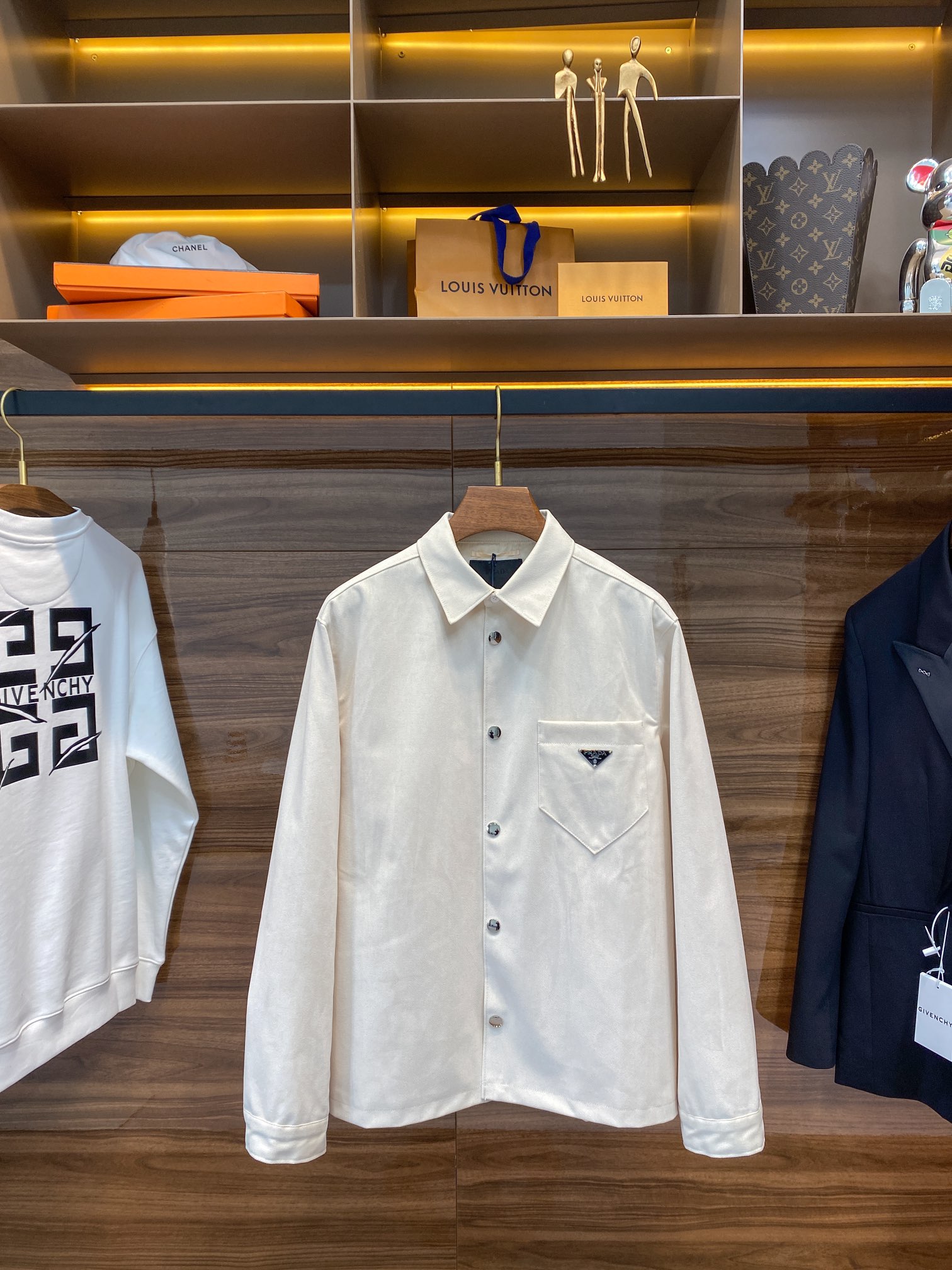 Prada Clothing Coats & Jackets Shirts & Blouses Find replica
 White Unisex Cotton Denim Velvet Fall/Winter Collection Fashion
