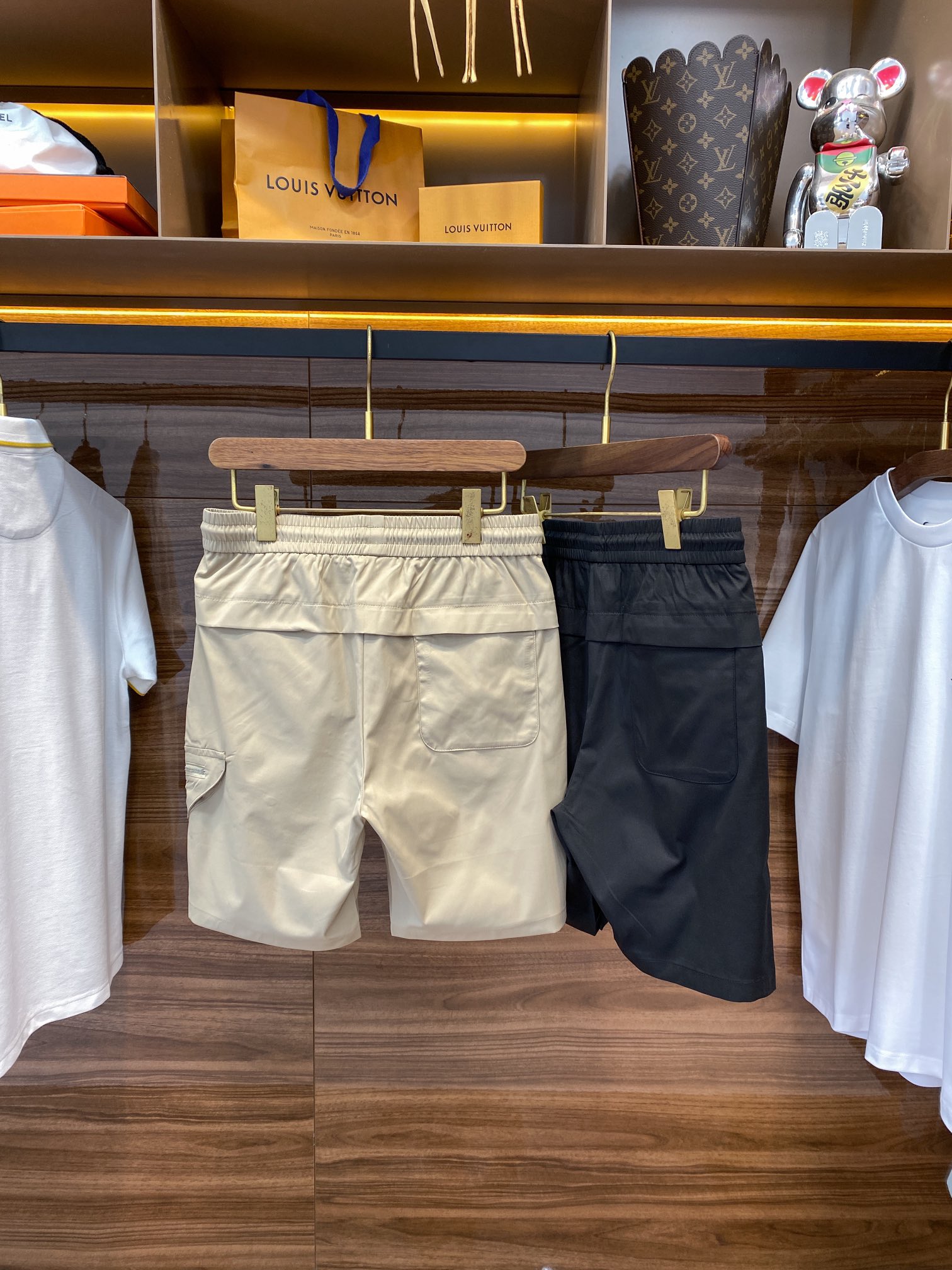 Men's Twill Cotton Drawstring Shorts with Zipper Pockets - Casual & Stylish 8 i1715239009 7336 4
