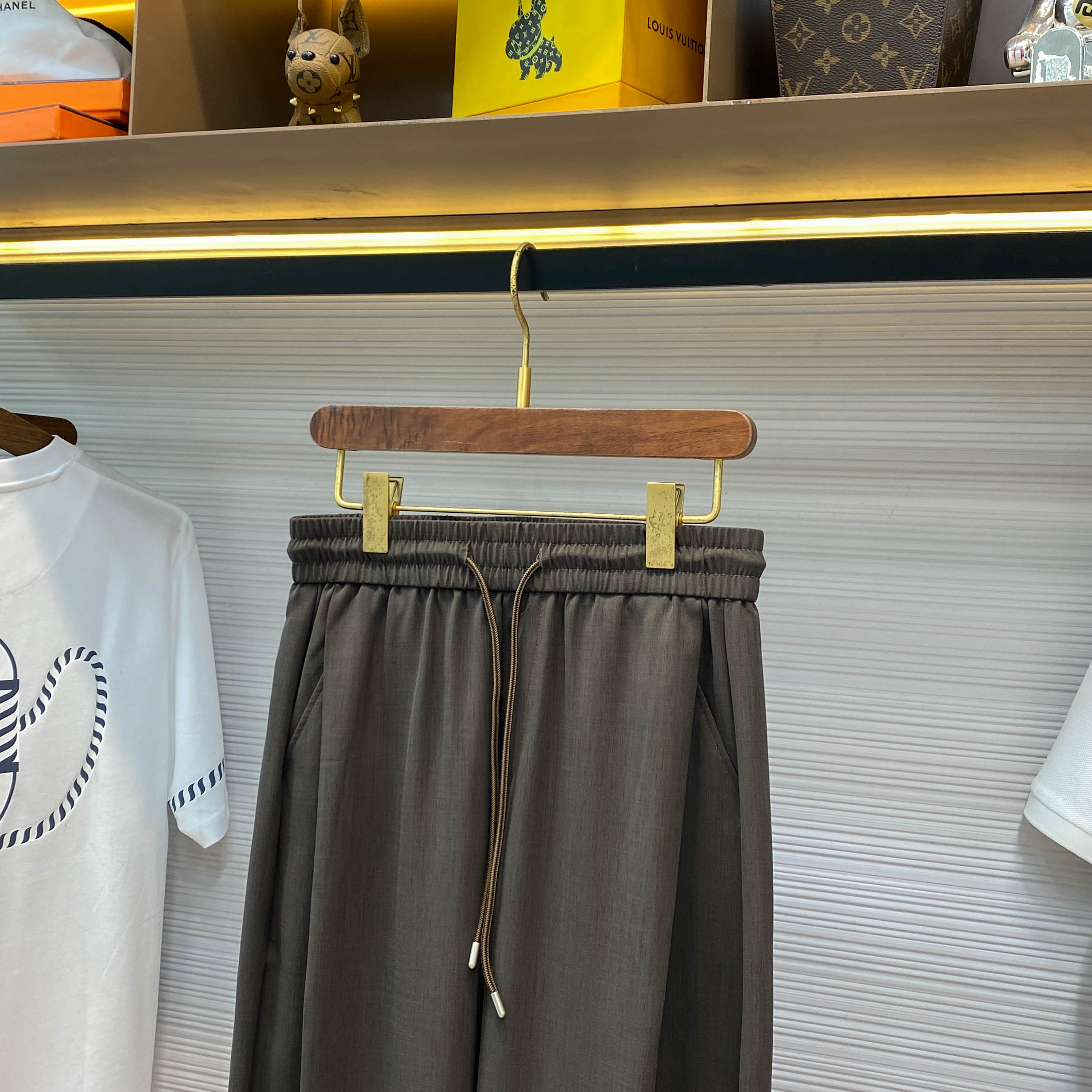 MM6 Silk Filament Tweezers Pants: Fashionable Comfort in Unique Design - 图片 3