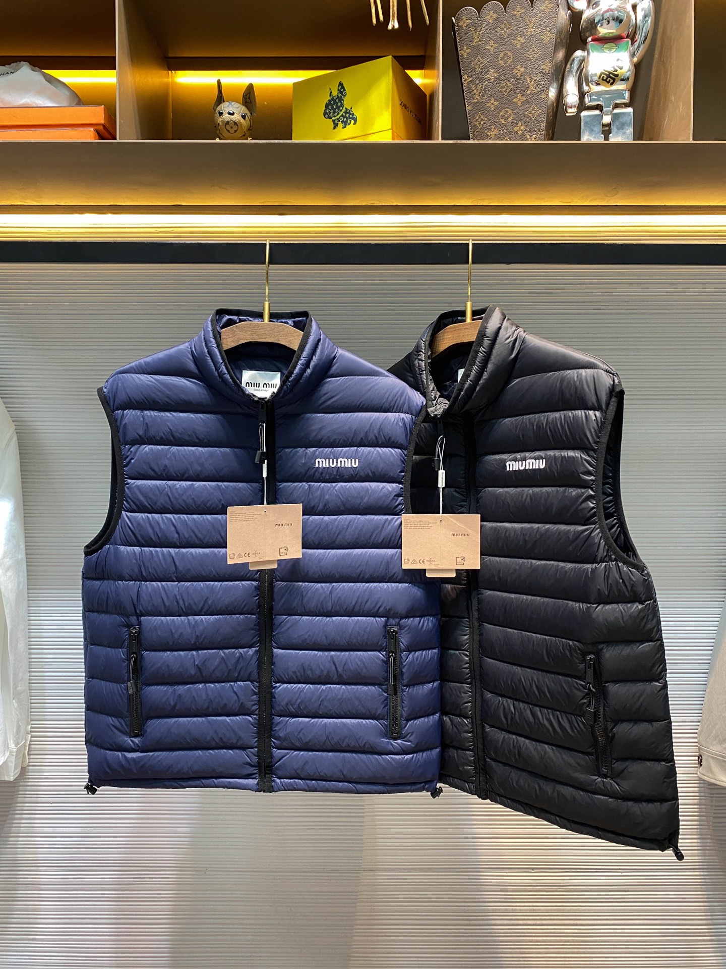 P330 MIU25FW chaleco acolchado de nailon de alta densidad con cuello alto, nuevo para otoño/invierno, unisex,…