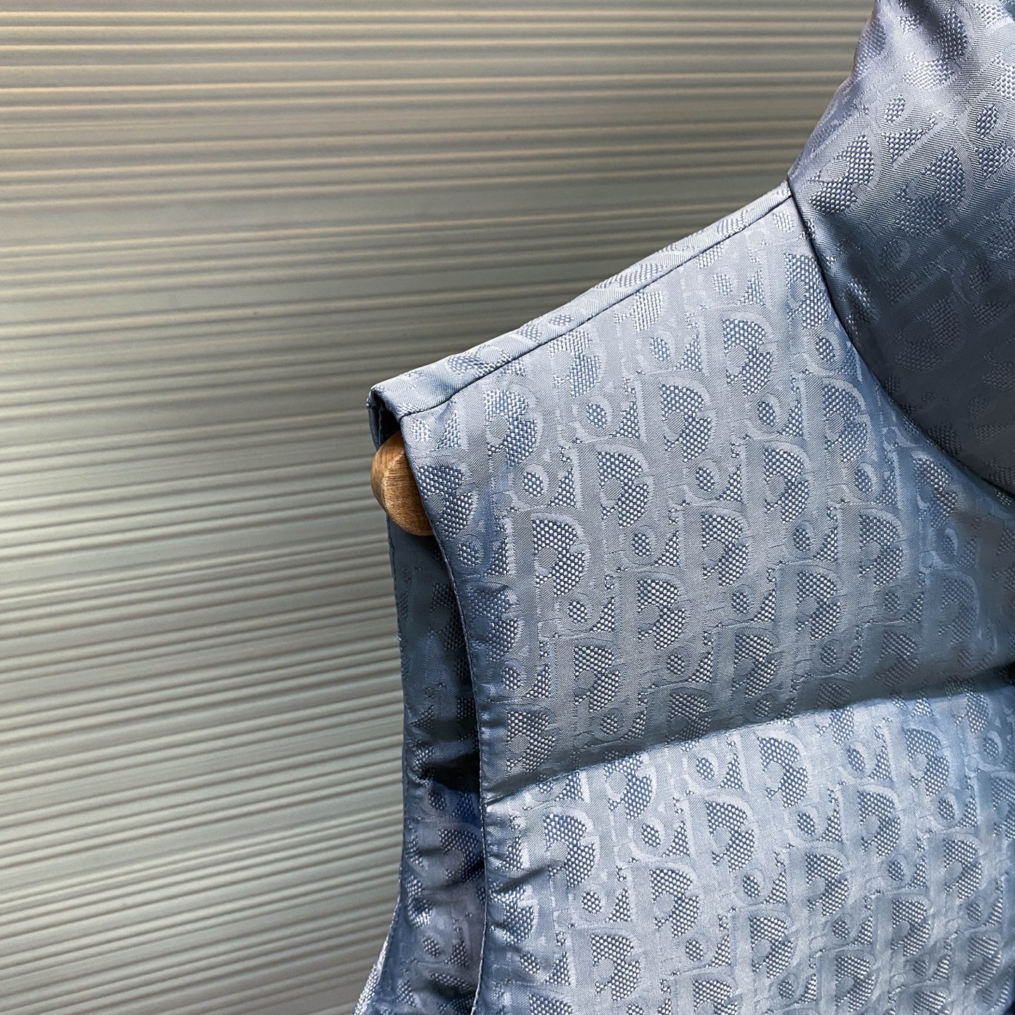 高版本（里布有logo）配专属防尘袋 DR DIoR 25FW新款羽绒马甲面料采用科技提花技术：在面料上