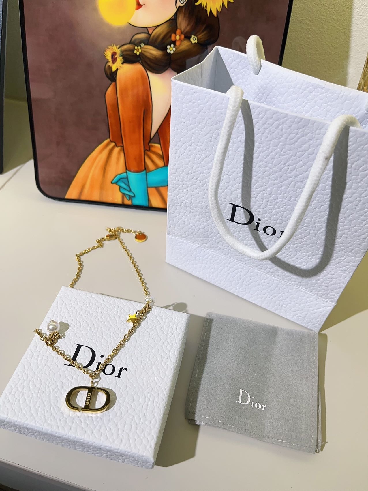 Replik -Shop
 Dior Juwelen Halsketten & Anhänger Sommerkollektion