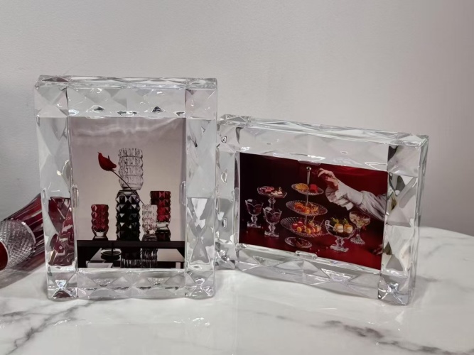 Baccarat Rousseau Picture Frame, Crystal Photo Frame, Home Decor, Gift 1 Baccarat Rousseau Picture Frame, Crystal Photo Frame, Home Decor, Gift