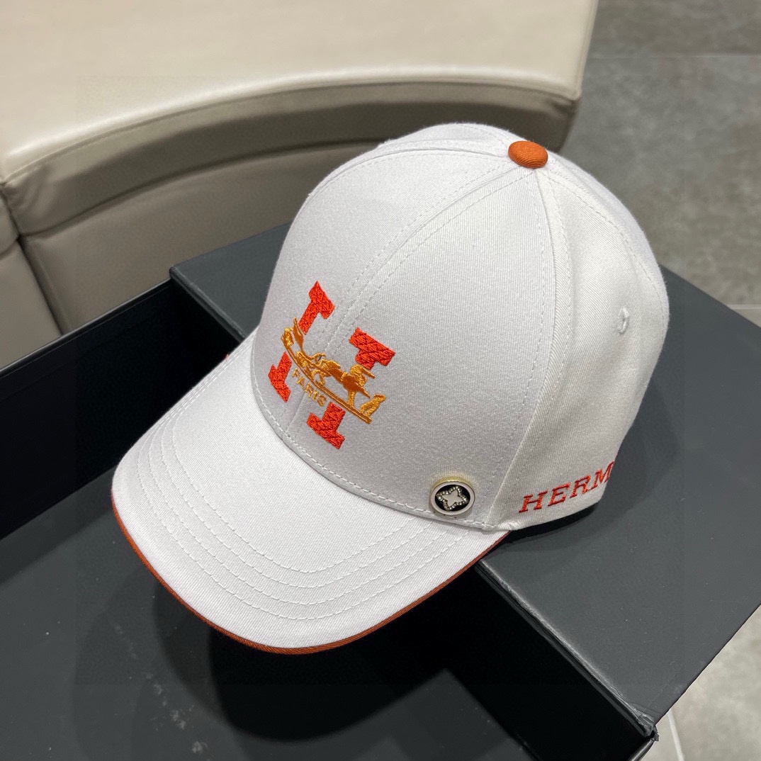 🧢Hermes HERMES🧢 Nuevo modelo 2024 de gorra de béisbol sencilla original, éxito de ventas, sincronizado con la marca, …