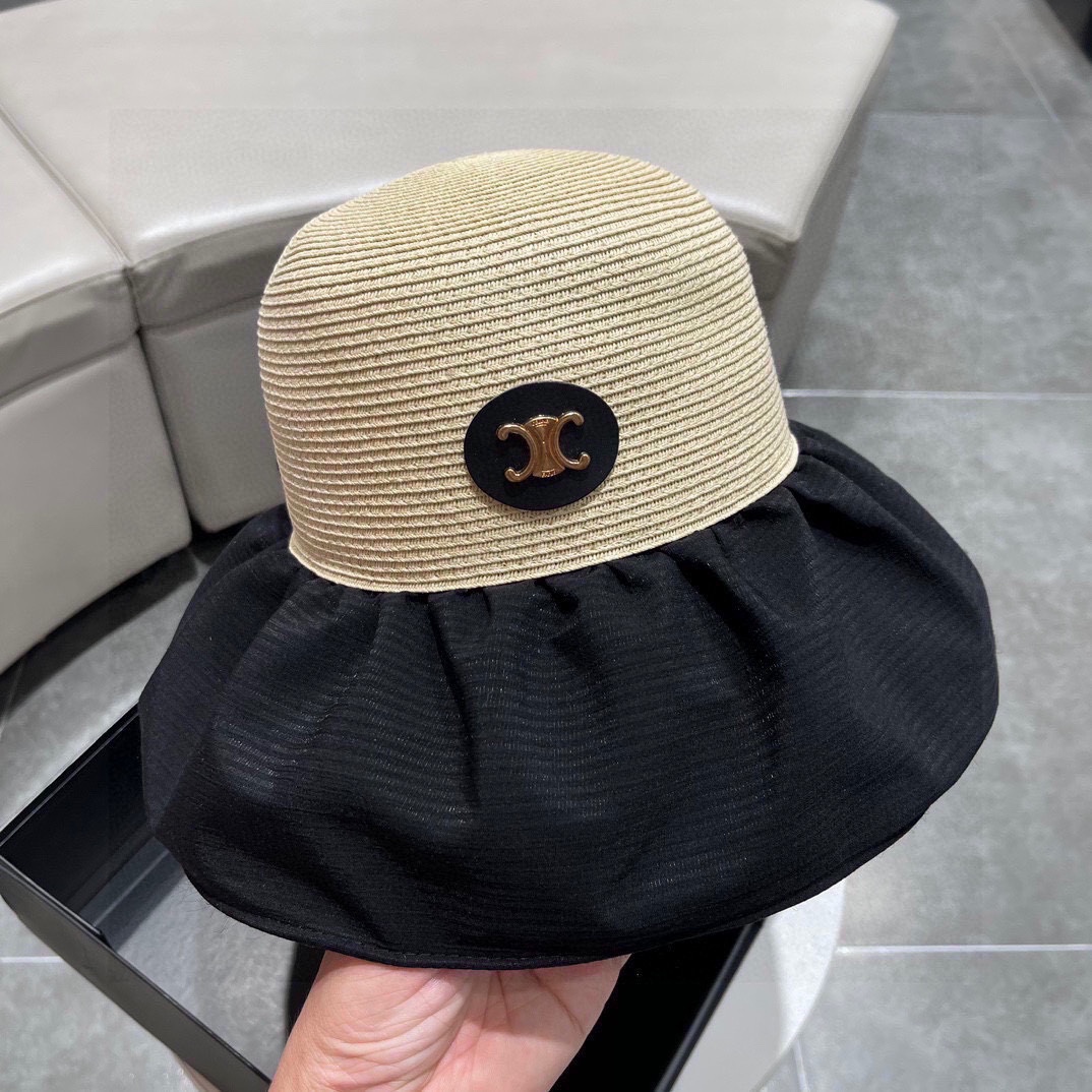 NO:193636,Celine cellne ponytail bow polka dot protection UV sun protection straw hat summer trip big brim fisherman hat hat fisherman hat baseball hat knit hat, hat, celine, espadrilles, hats19860909赛琳cellne扎马尾蝴蝶结波点防紫外线遮阳帽防晒草帽夏季出游大檐渔夫帽子帽子渔夫帽棒球帽针织帽,帽子,celine,espadrilles,hats,hat